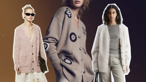 Come vestirsi con il freddo e abbinare i cardigan di tendenza nei look a strati (sia di giorno che di sera)