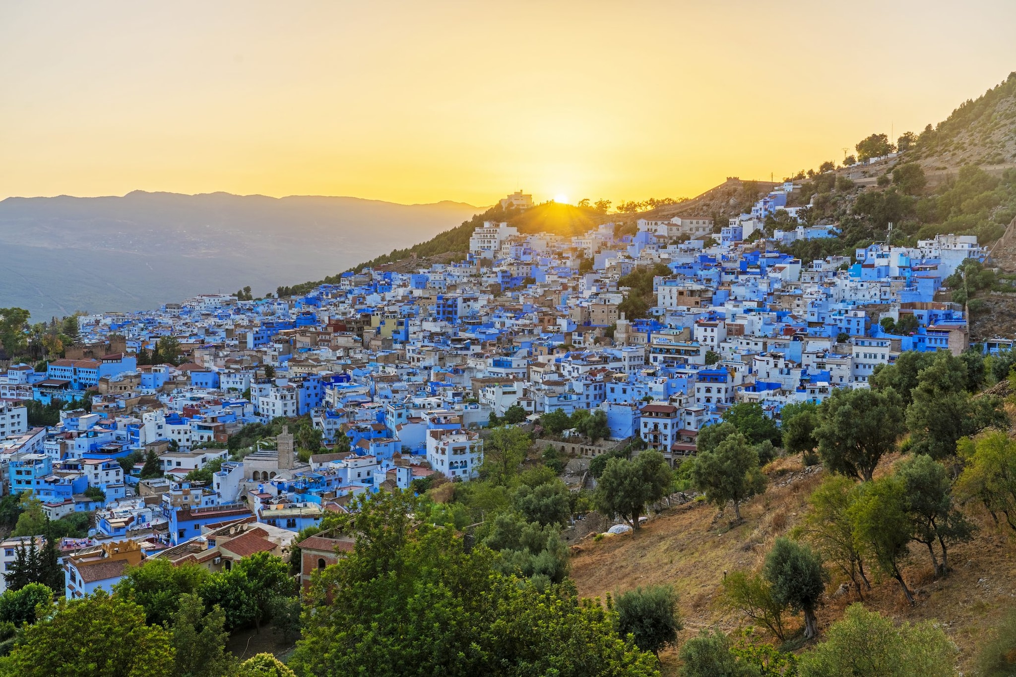 Chefchaouen, vista panoramica