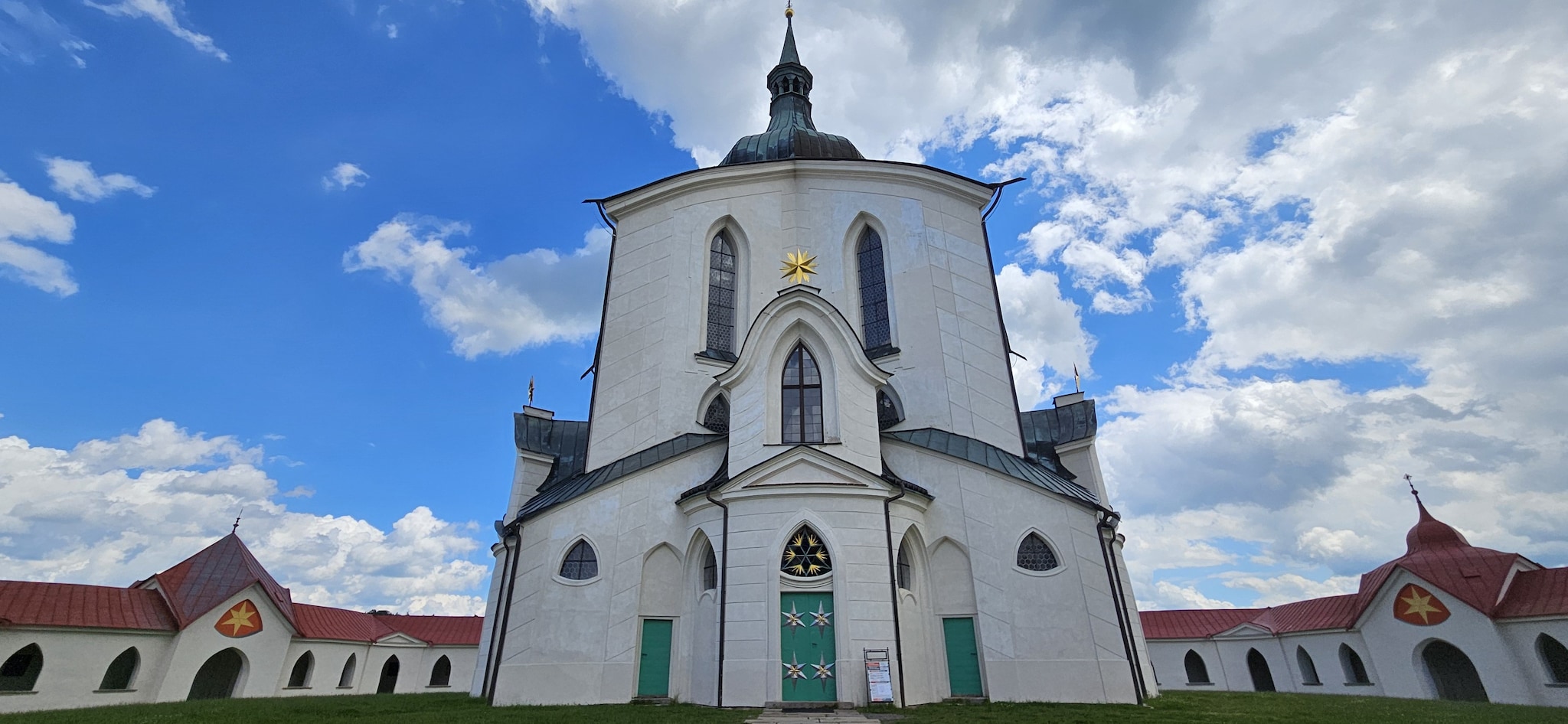 Chiesa di pellegrinaggio di San Giovanni Nepomuceno a Zelená hora a Žďár nad Sázavou in Repubblica Ceca