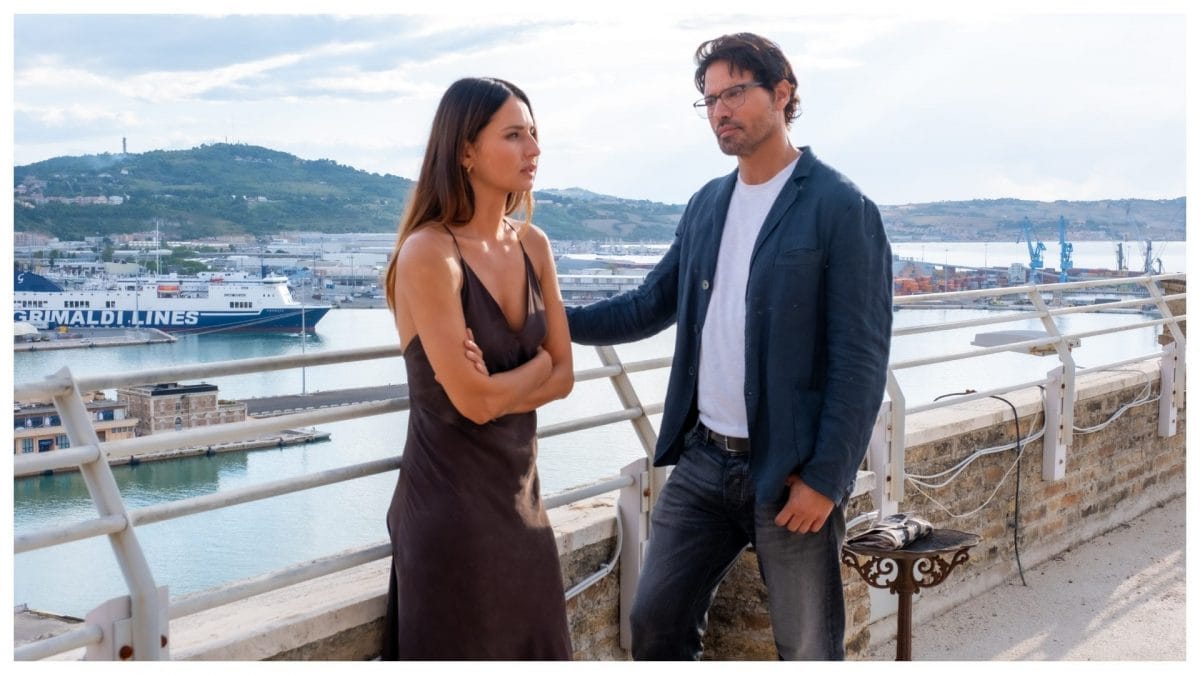 Gabriel Garko e Anna Safroncik in una scena delle serie