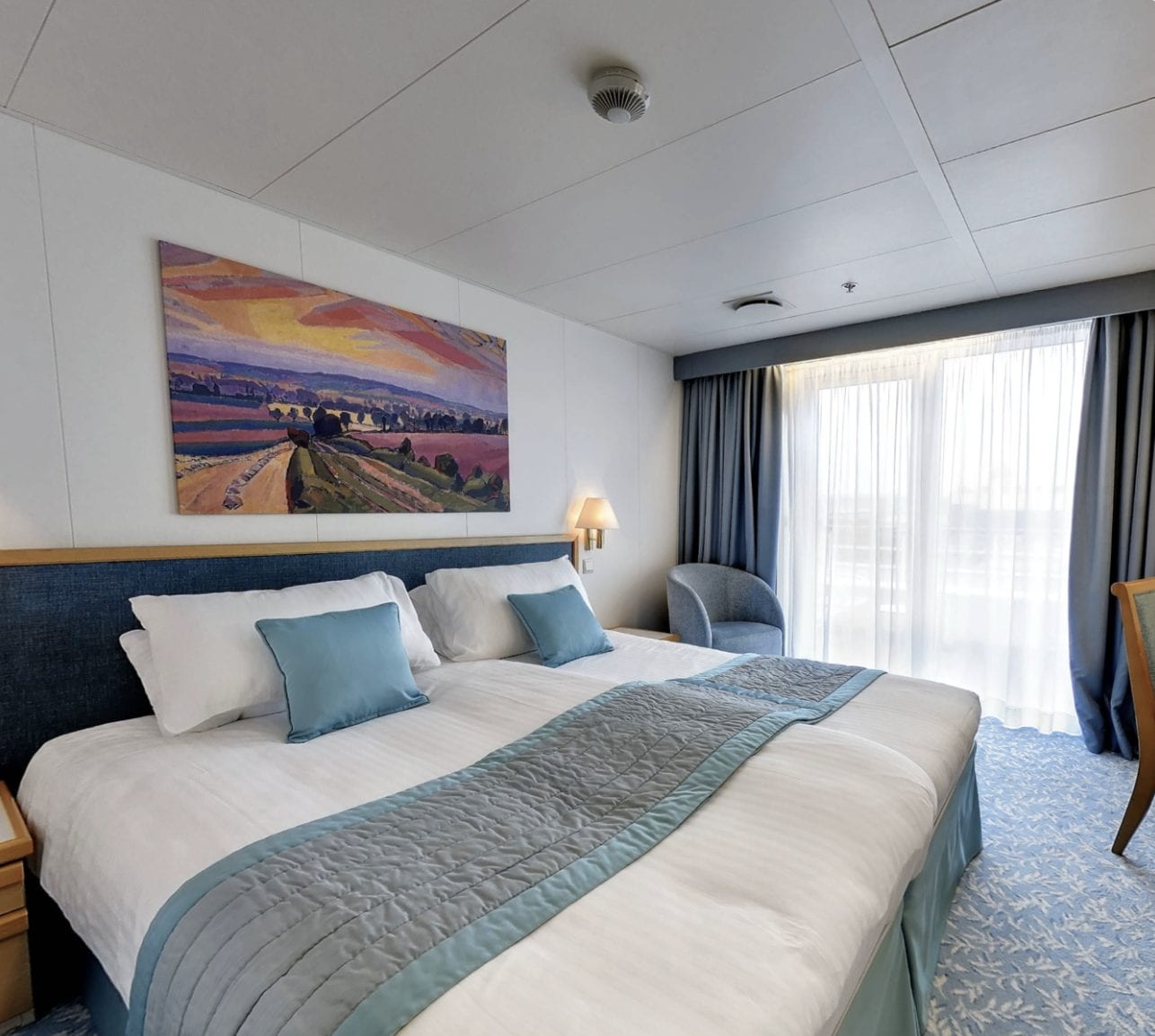 Gli interni di una delle ville di Villa Vie Residences