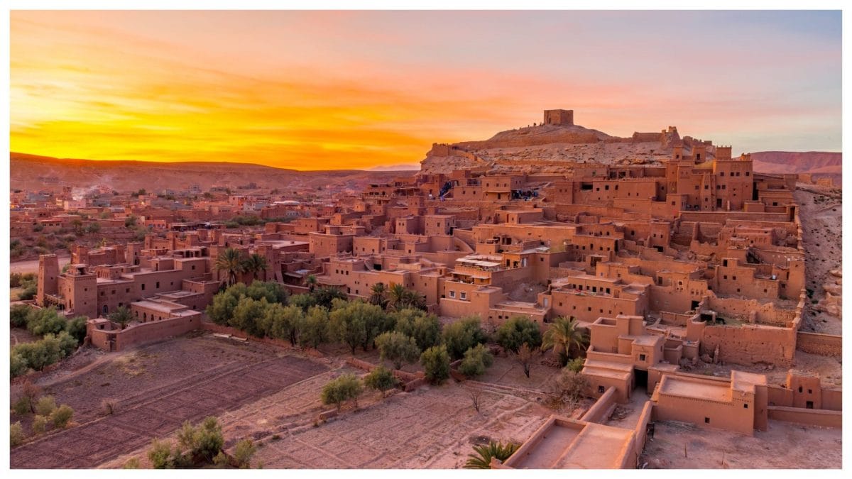 Il castello di Aït–Ben–Haddou, Marocco