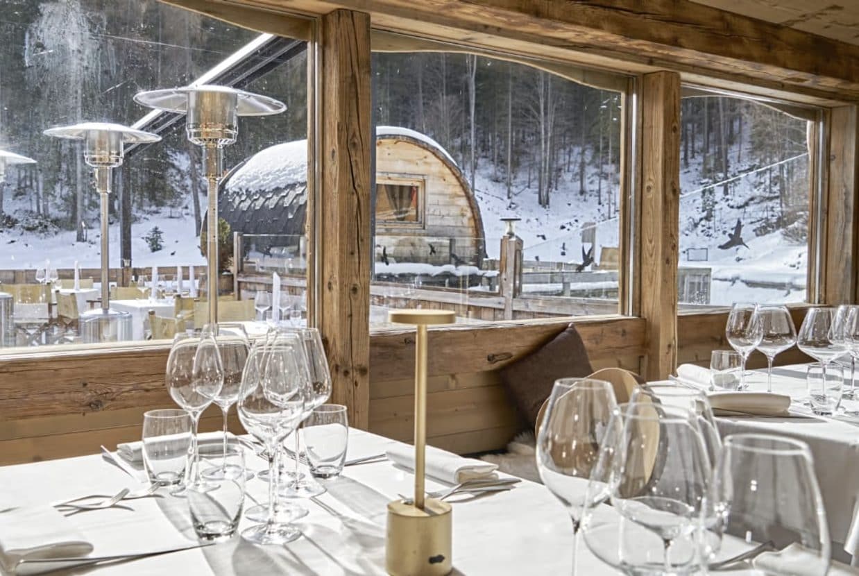 Il ristorante La Scogliera, Cortina d’Ampezzo