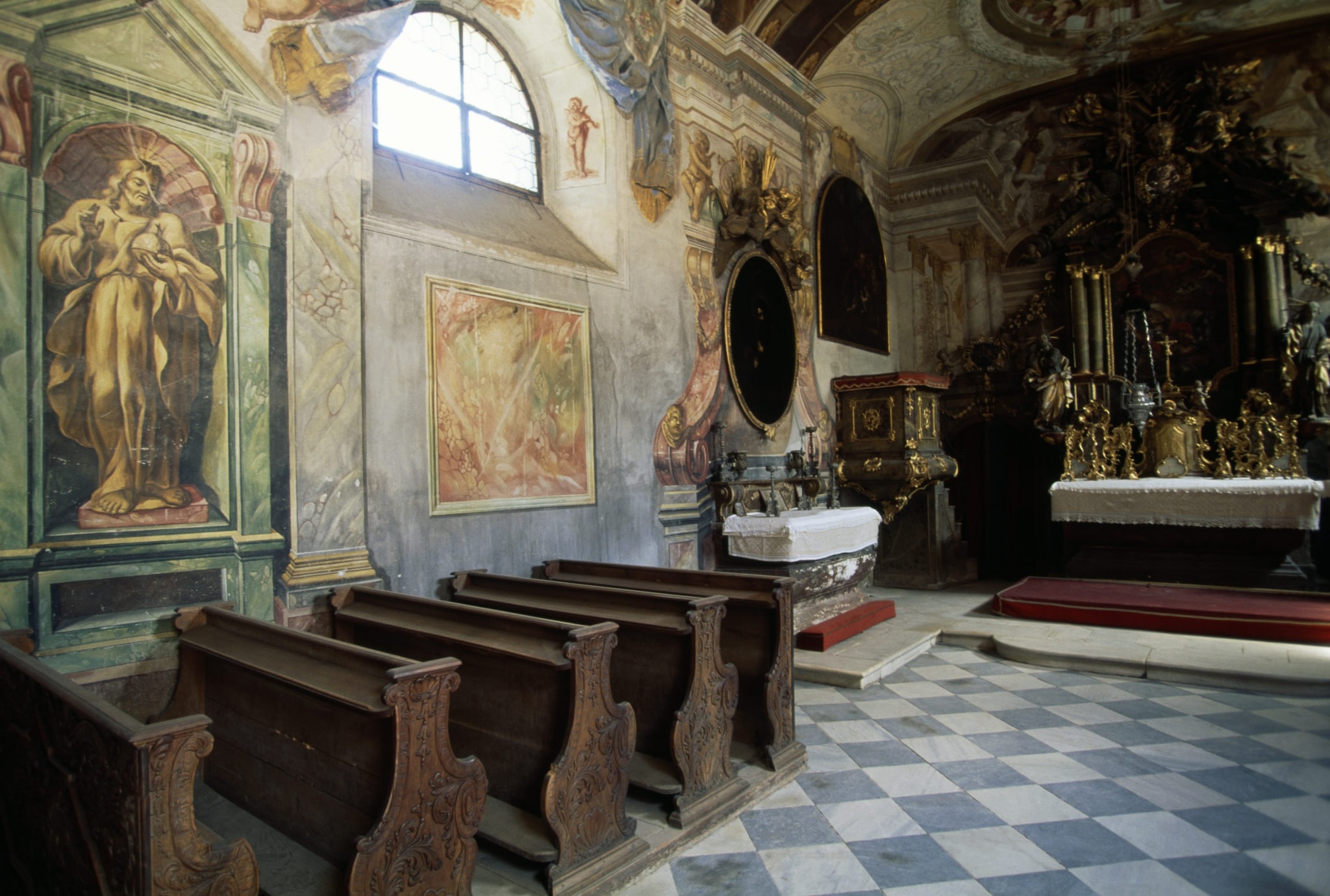 La cappella del castello di Pernštejn