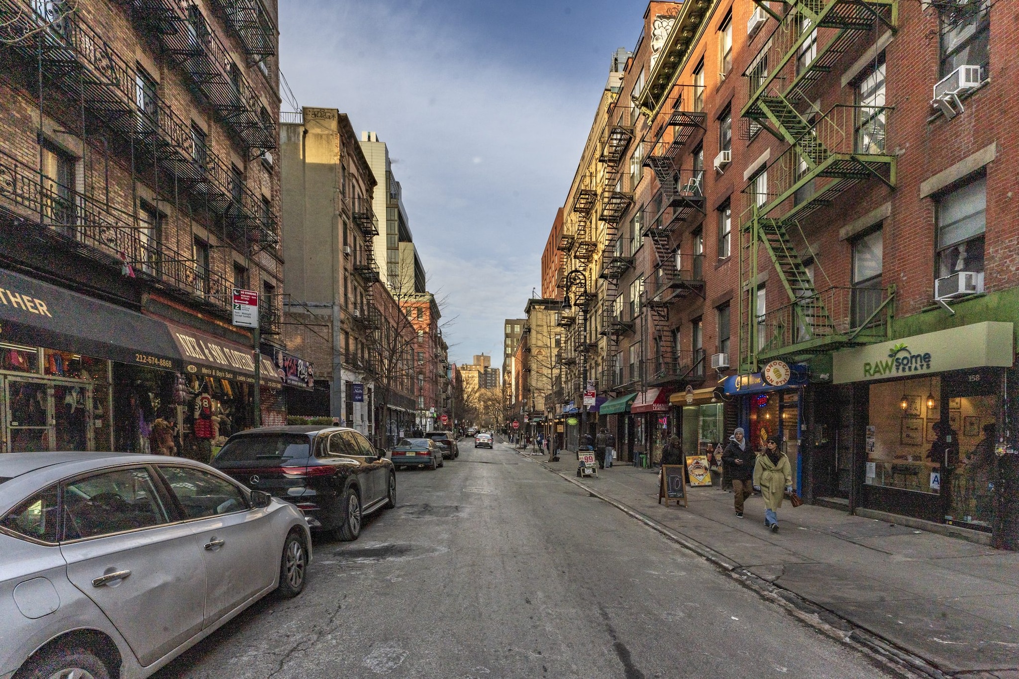 Orchard Street nel Lower East Side di New York