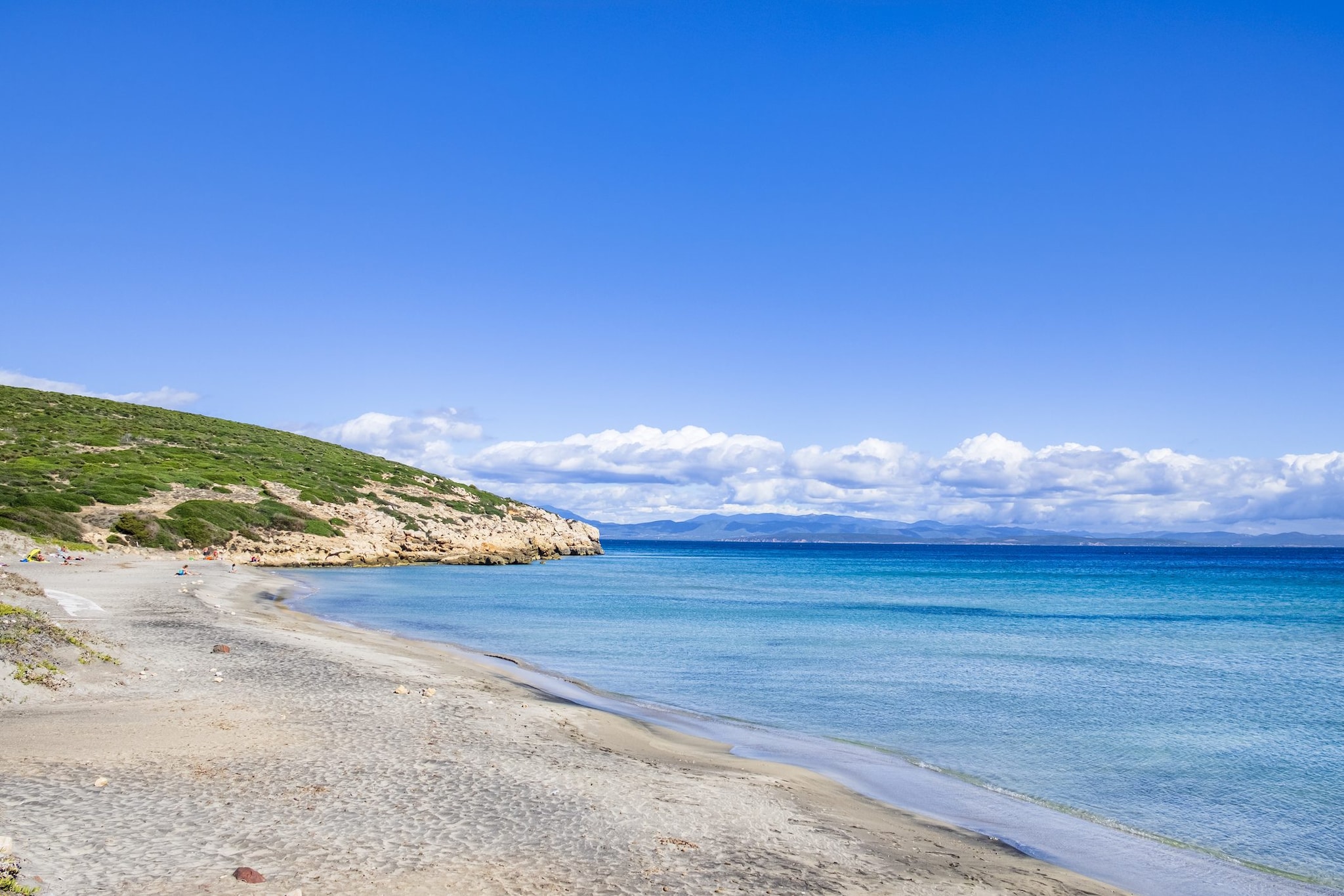 Spiaggia di Coaquaddus sull’isola di Sant’Antioco