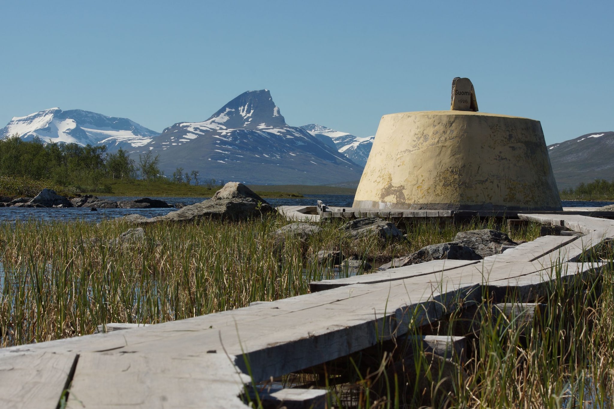 Treriksröset, il punto in cui si incontrano Norvegia, Svezia e Finlandia