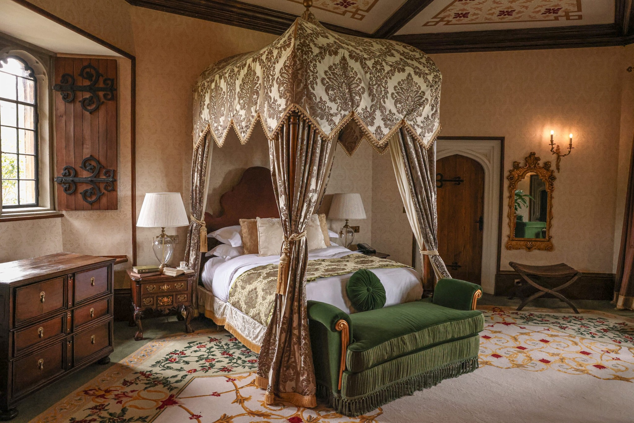 Una delle suite del Thornbury Castle