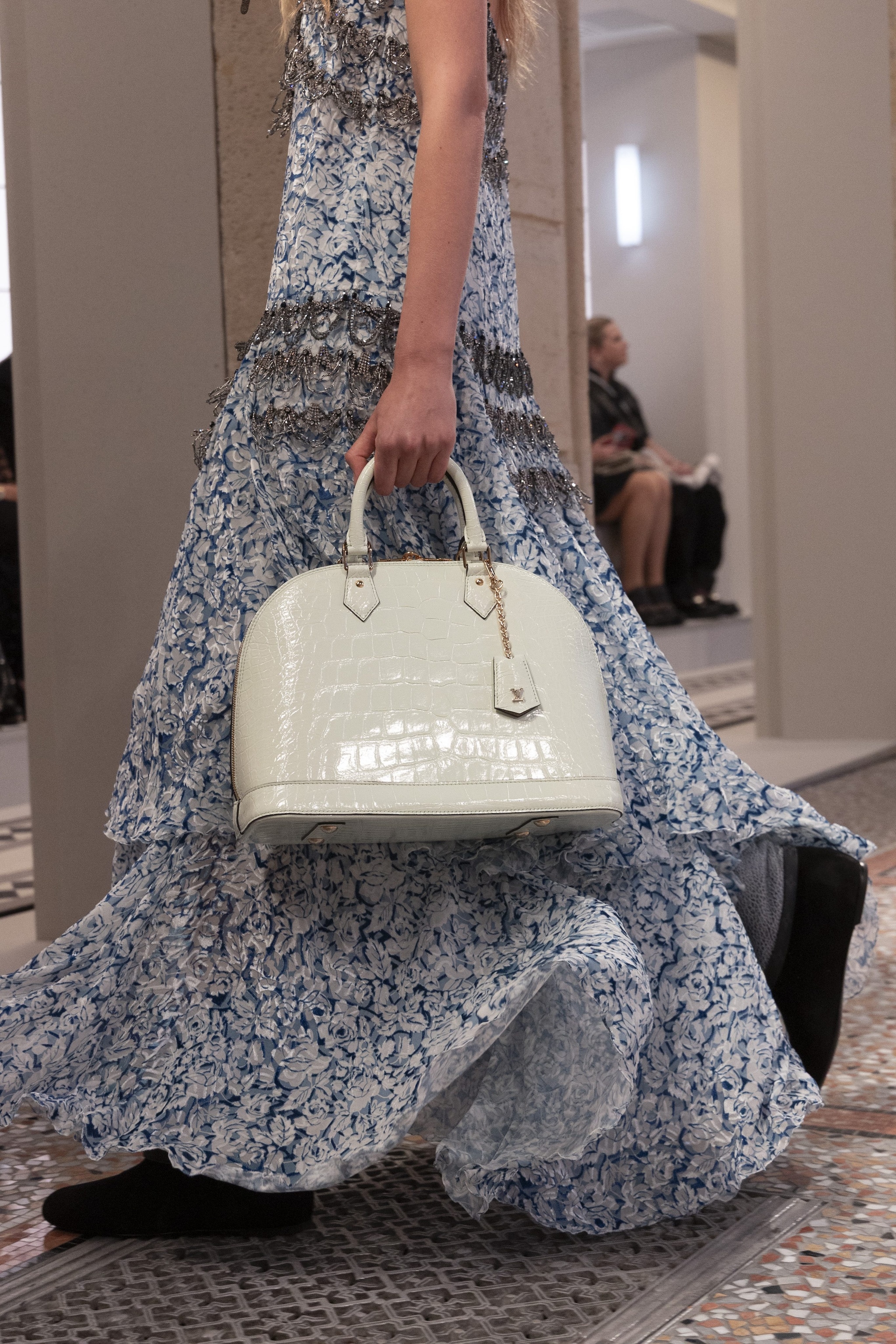 Borsa in vernice effetto cocco Louis Vuitton