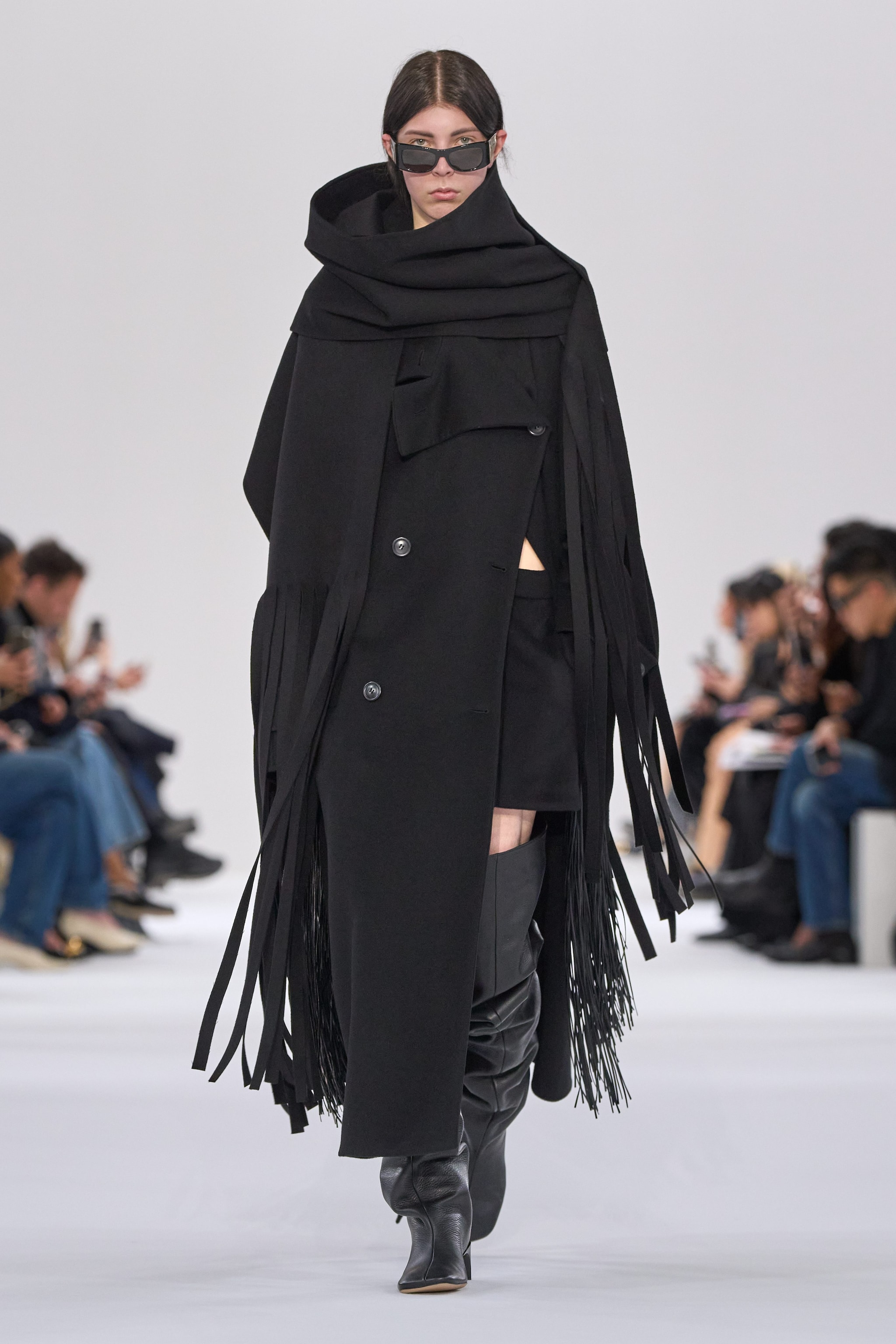 Cappotto con maxi sciarpa Sportmax