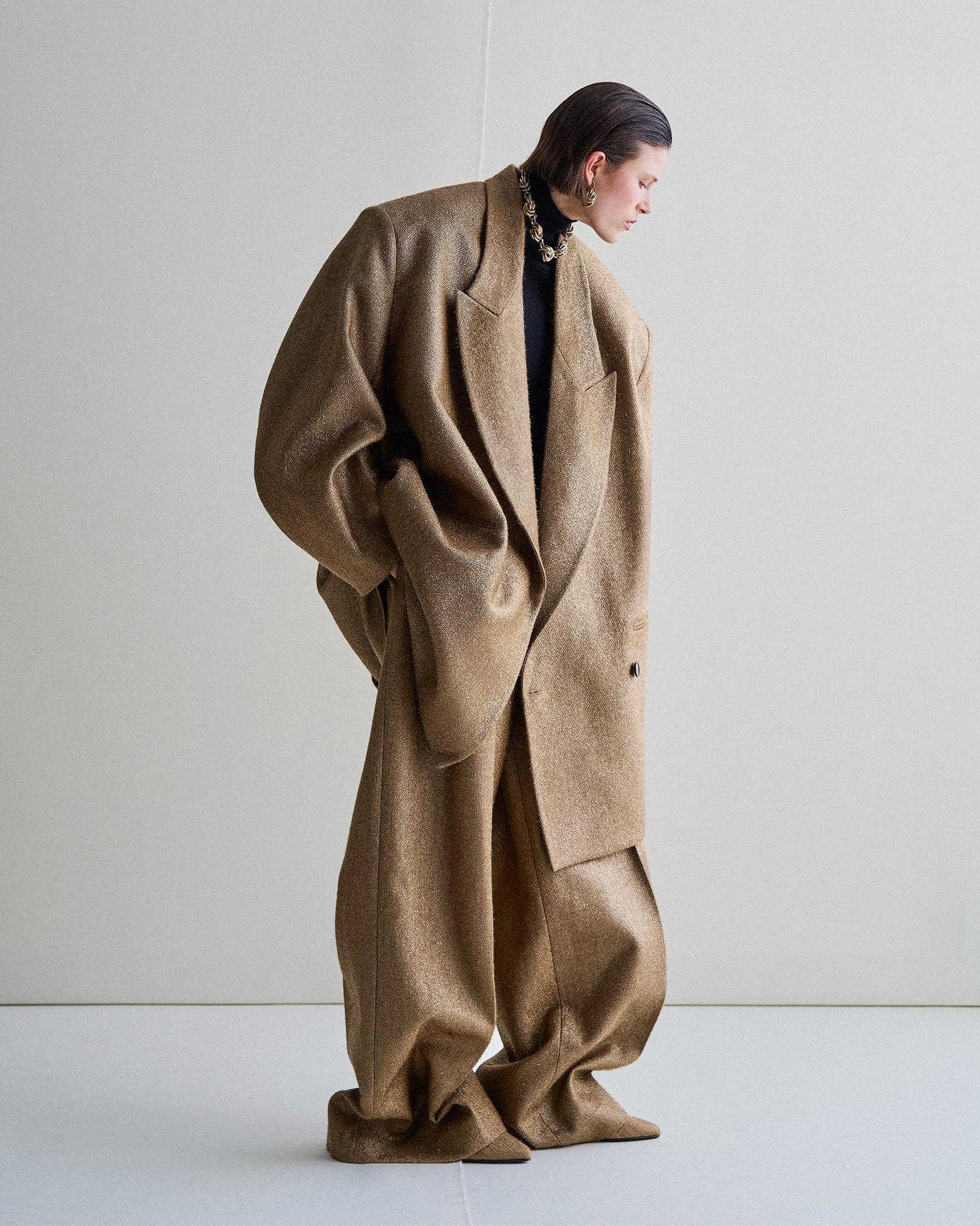 Cappotto extra large Calcaterra