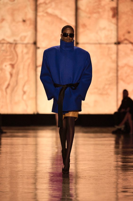 Cappotto midi Saint Laurent