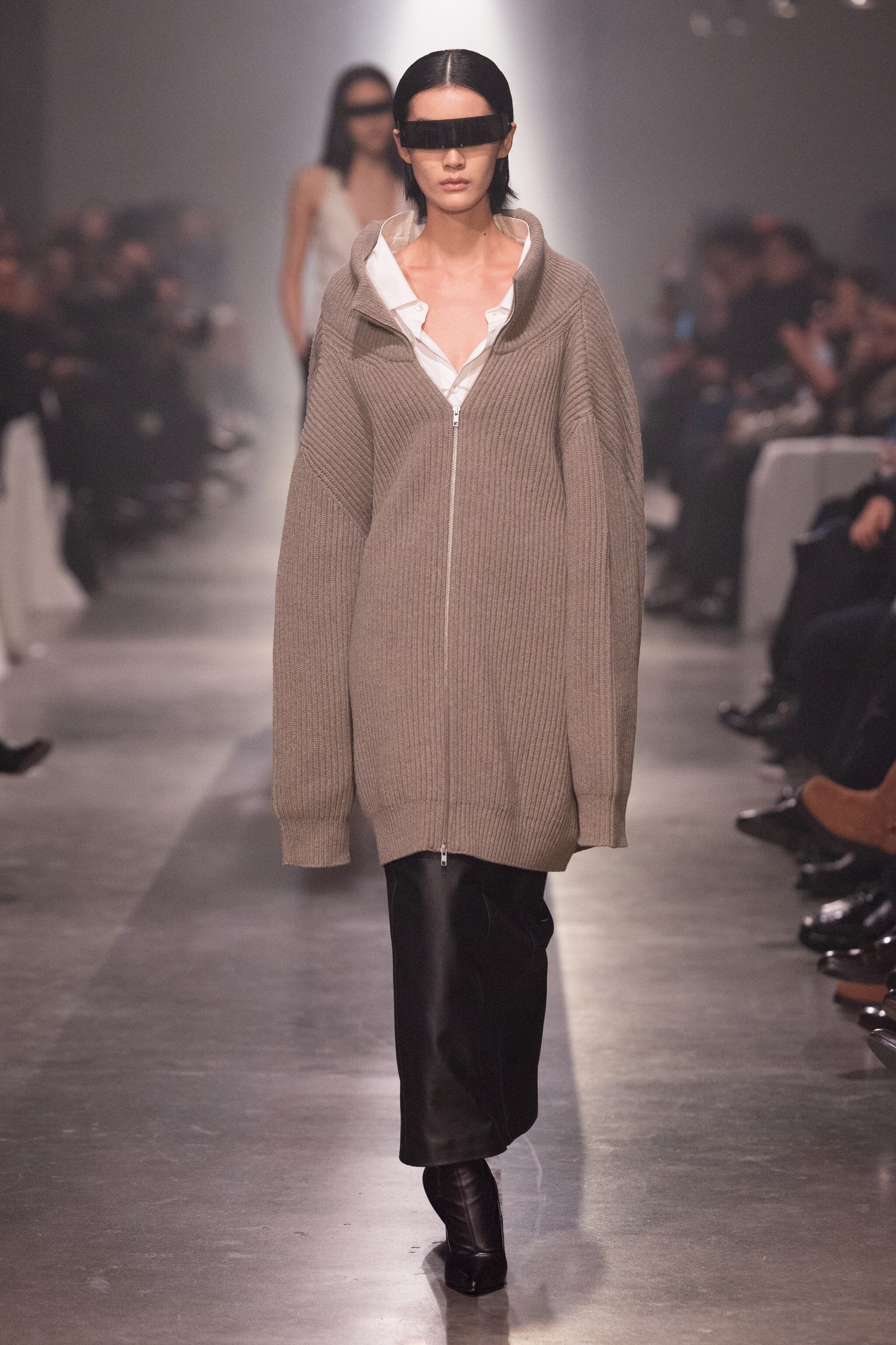 Cardigan con zip MM6 Maison Margiela