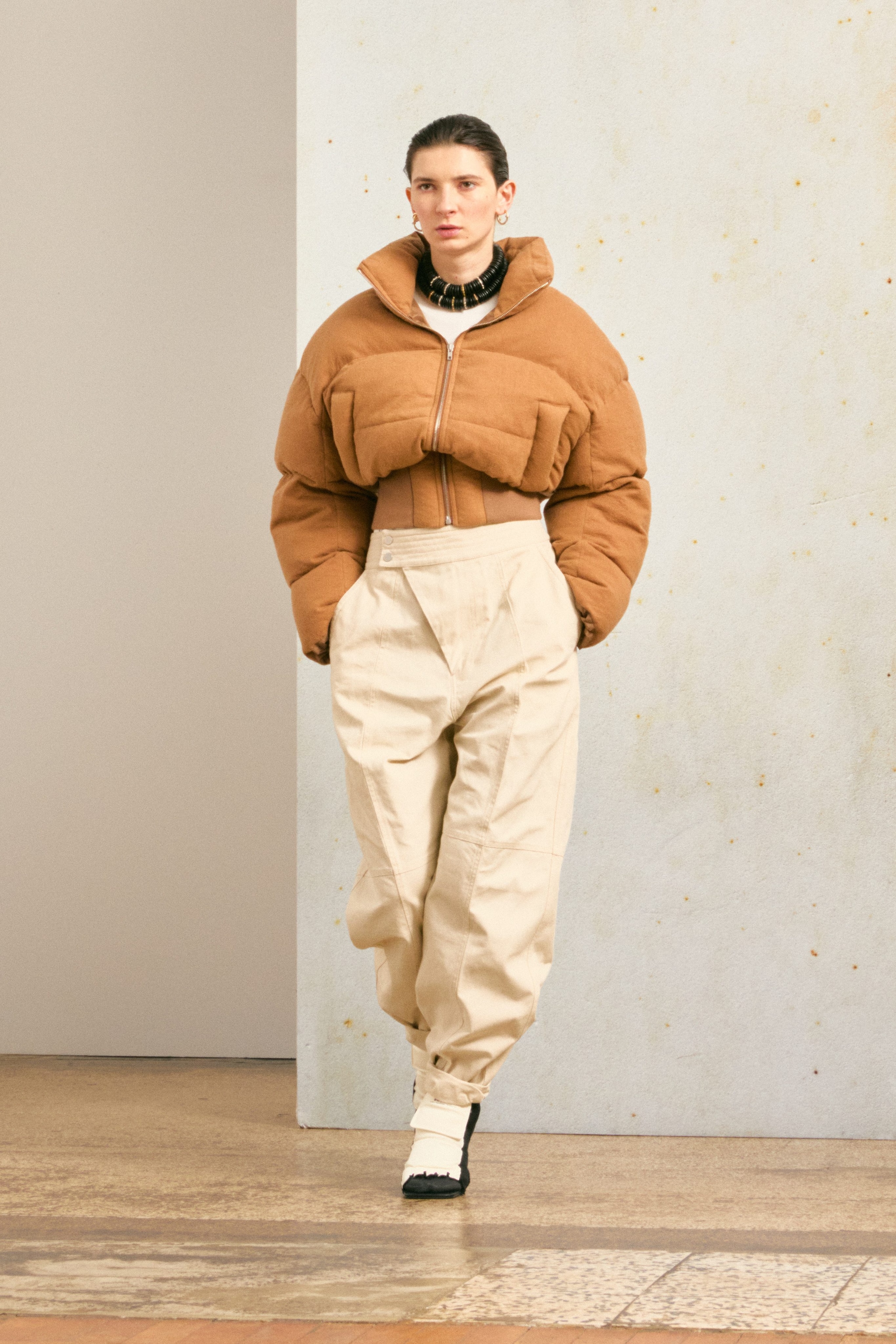 Piumino crop Mordecai