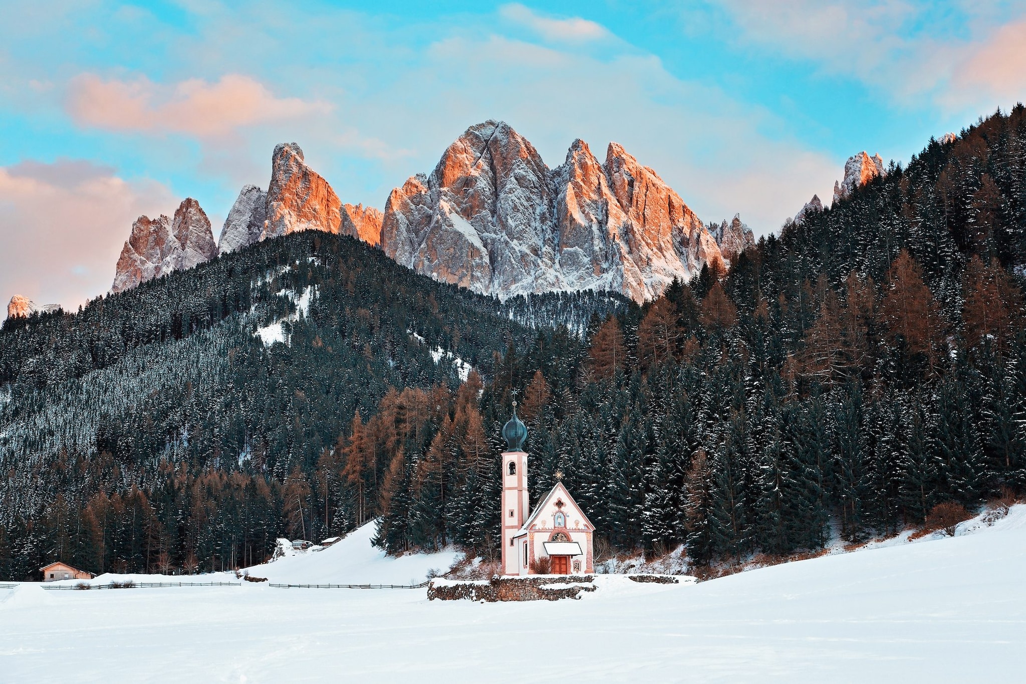 Cime di Odle nella Valle villnöss, Dolomiti