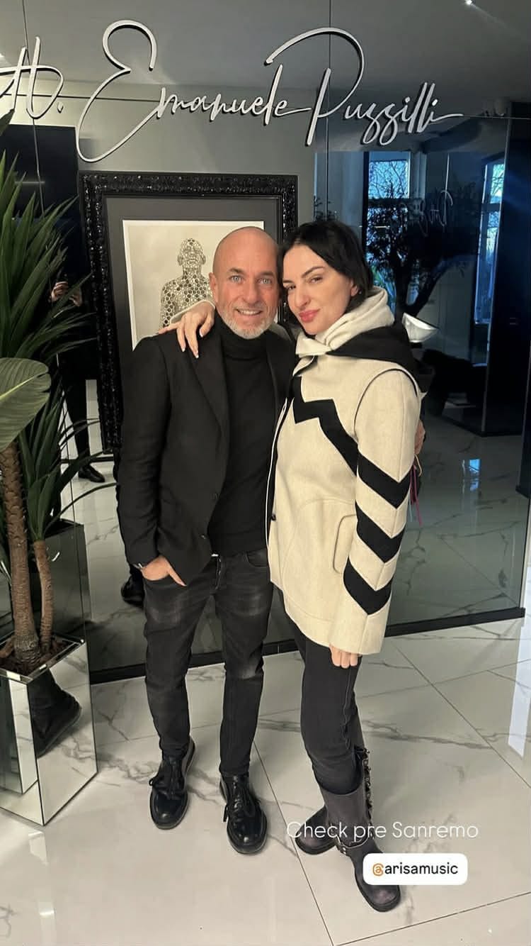 Arisa con Emanuele Puzzilli