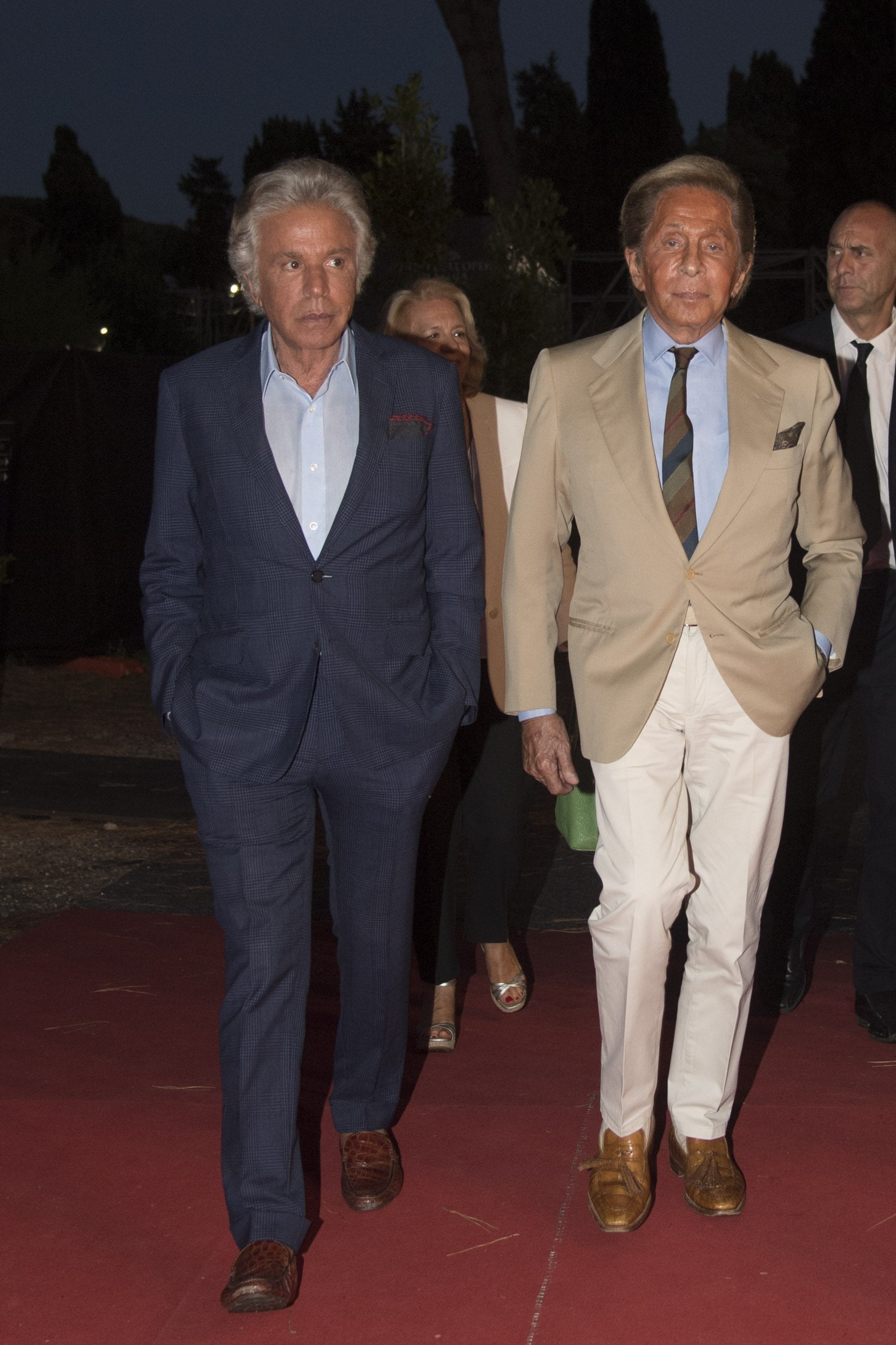 Valentino Garavani e Giancarlo Giammetti, Terme di Caracalla Roberto Bolle and Friends 2018