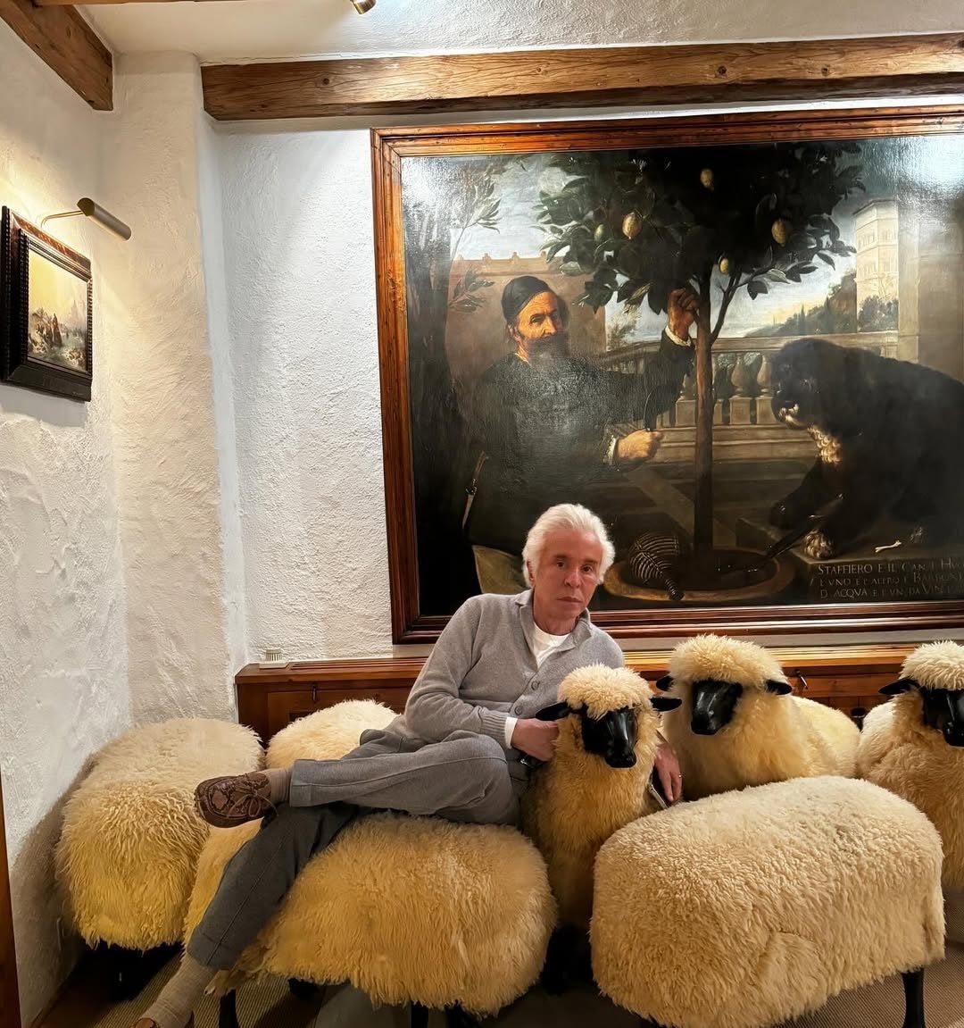 Le opere di François–Xavier Lalanne nello chalet in Svizzera @giancarlogiammetti