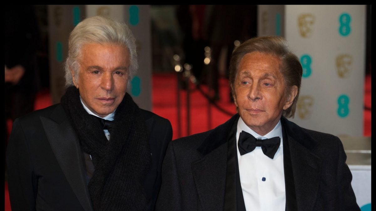 Valentino Garavani e Giancarlo Giammetti, BAFTA Film Awards 2016 a Londra