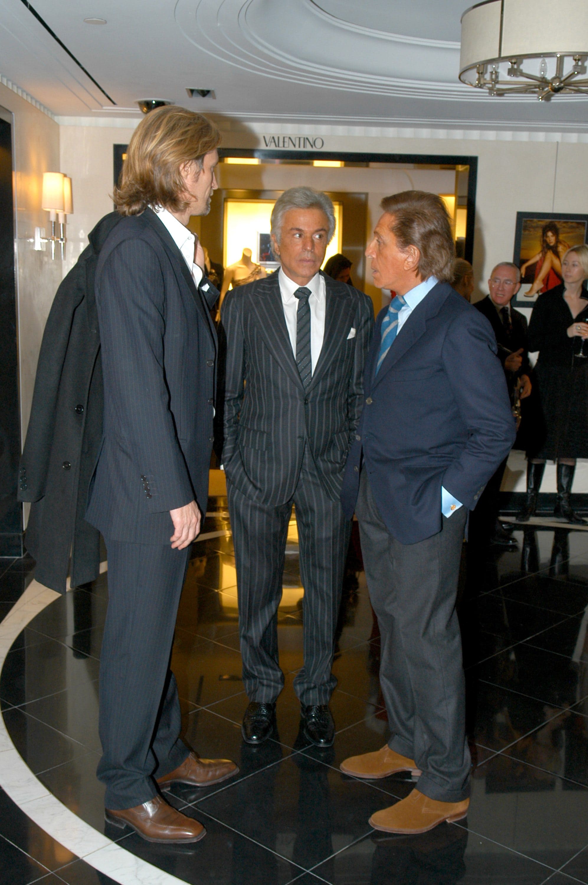 Bruce Hoeksema, Giancarlo Giammetti, Valentino Garavani