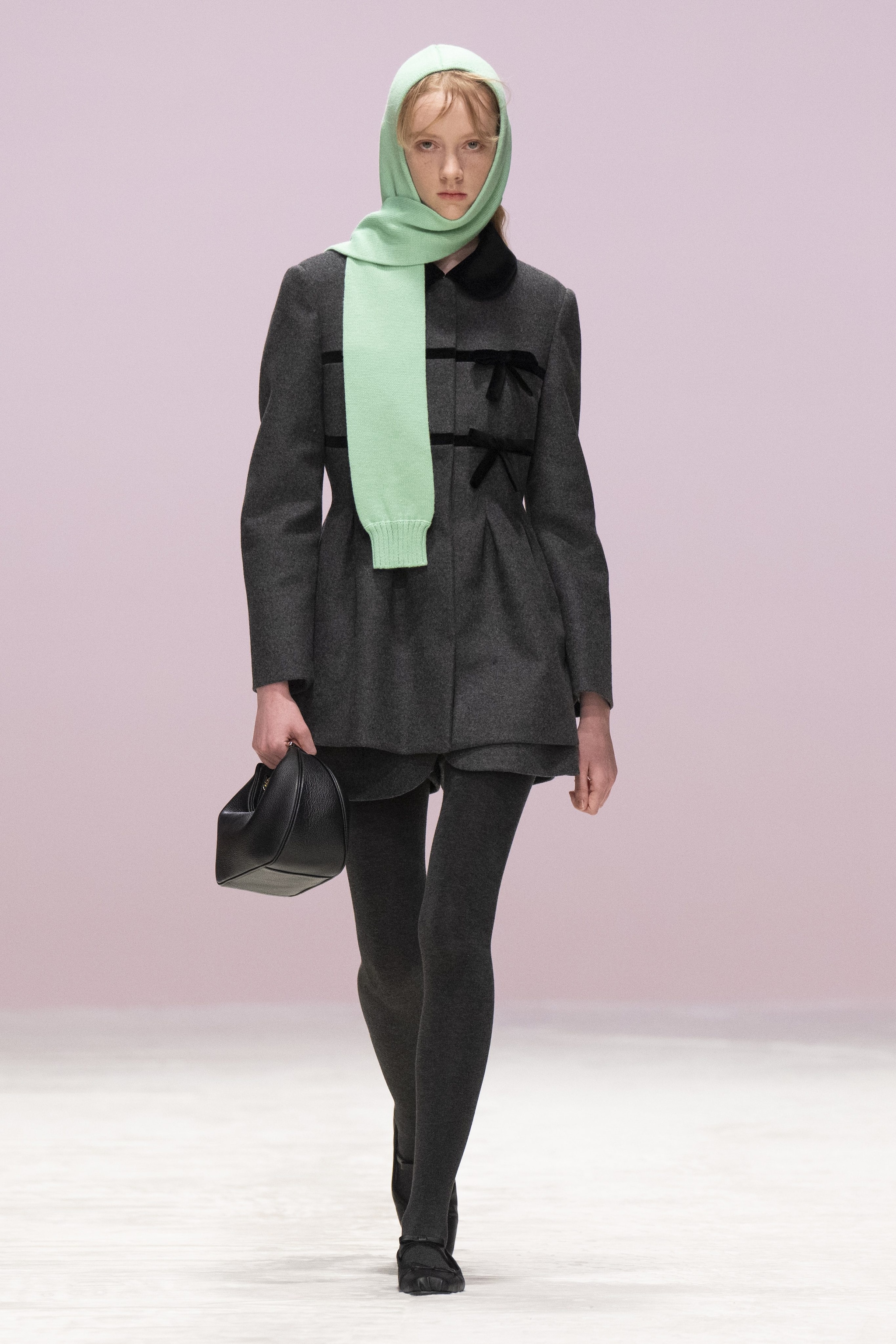 Un look dalla sfilata Autunno/Inverno 2025–2026 di Vivetta