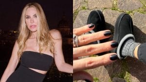 La manicure dell'inverno 2026 è con lo smalto dark, come quello di Ilary Blasi