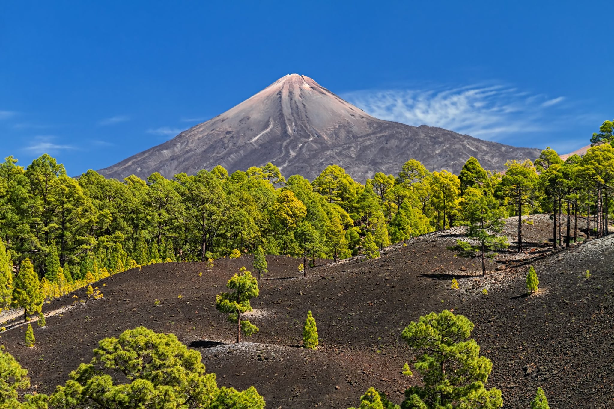 Monte Teide nel Parco Nazionale del Teide, Tenerife (Isole Canarie, Spagna)