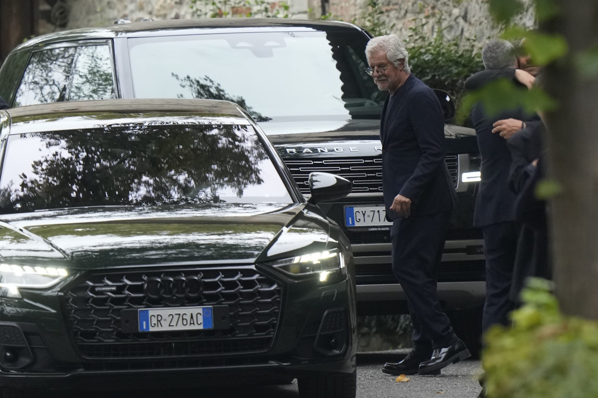 Leo Dell’Orco ai funerali del compagno