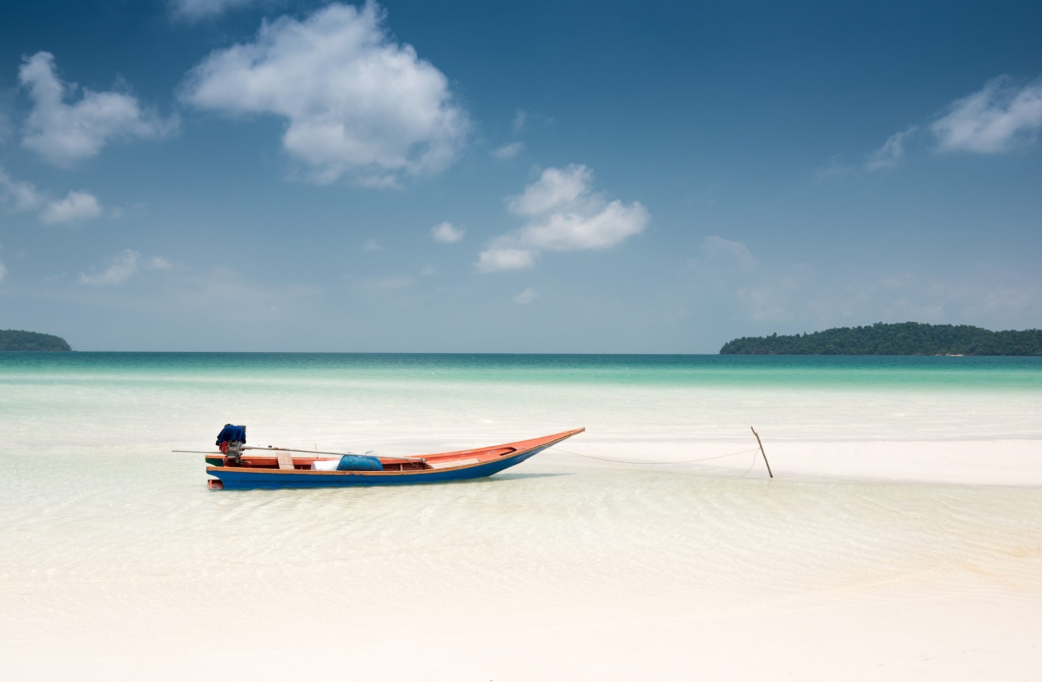 Tropical Paradise Beach, Koh Rong Sanloem, Cambogia