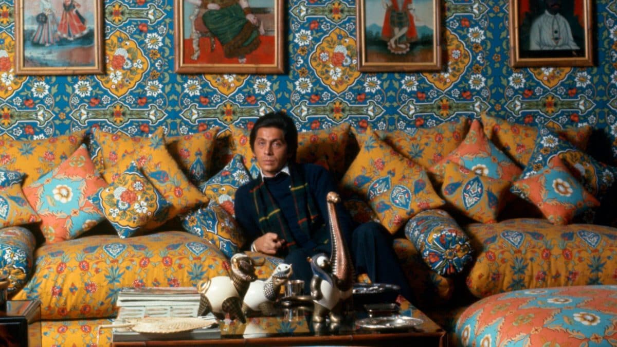 Valentino Garavani nella sua residenza romana