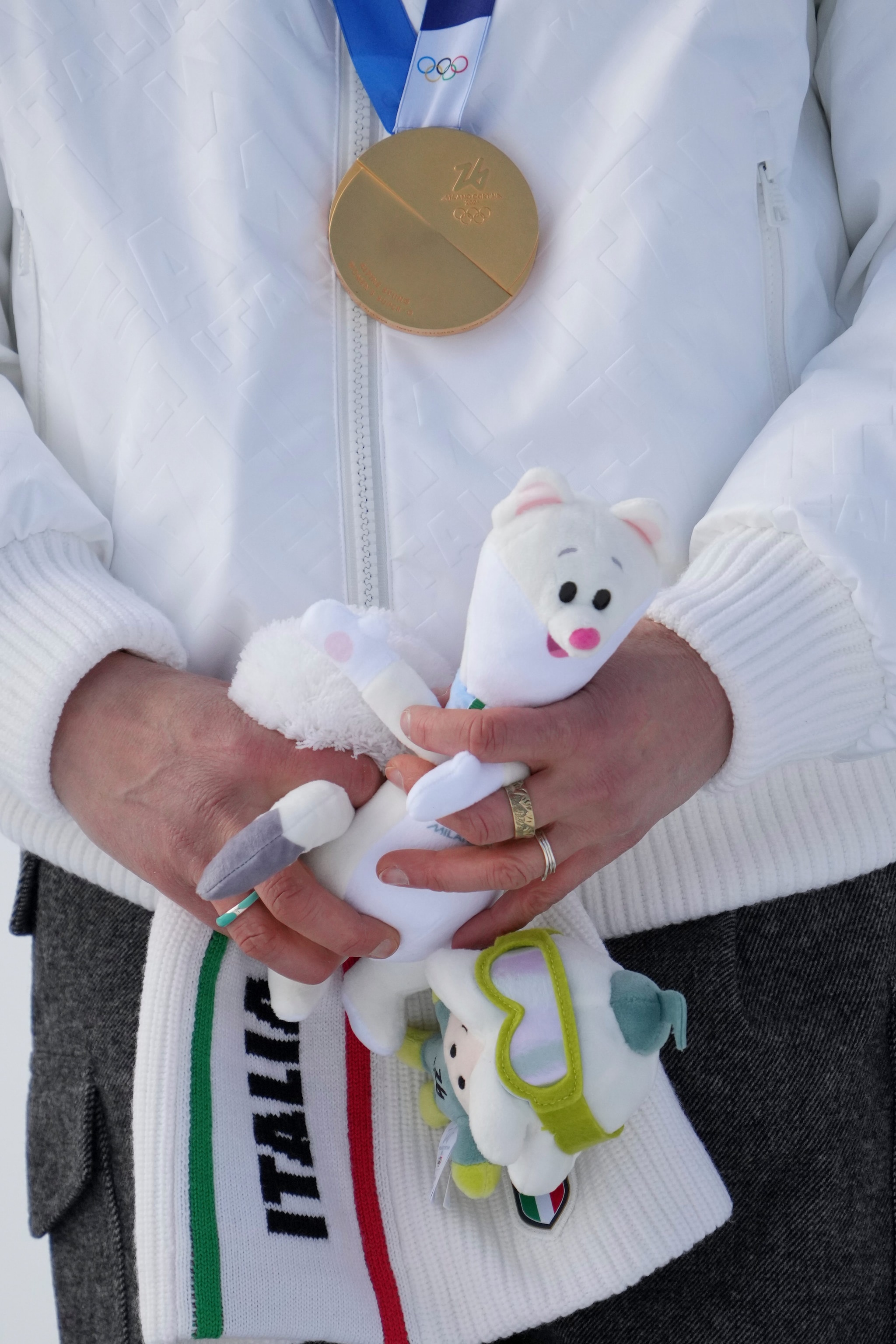 Federica Brignone con l’anello di DoDo