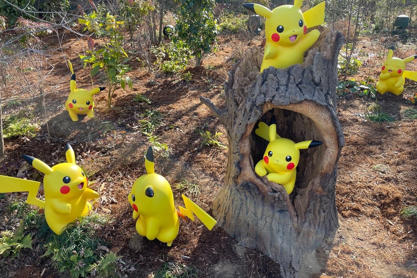 Le statuine di Pikachu