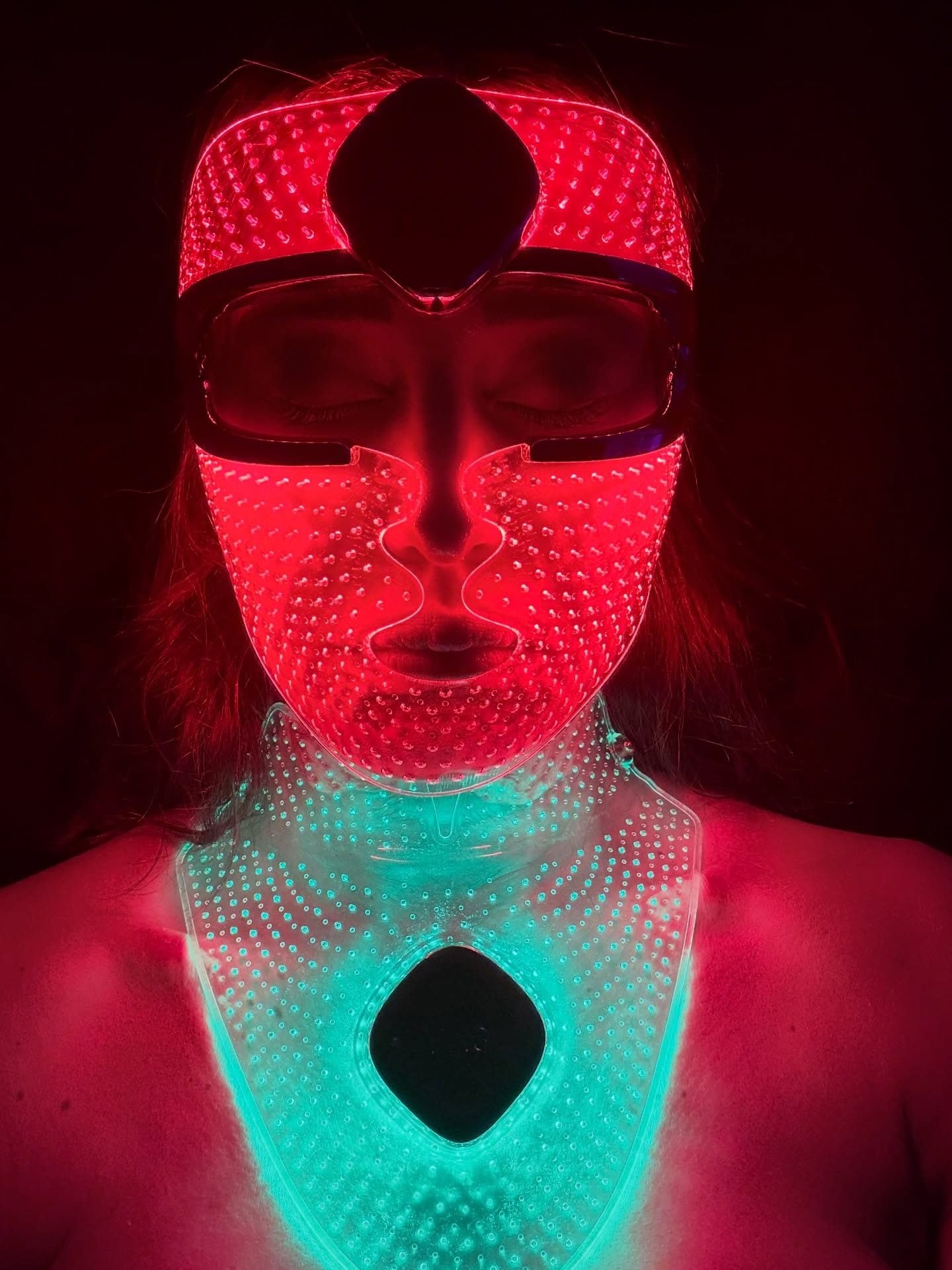 Belén con la maschera led