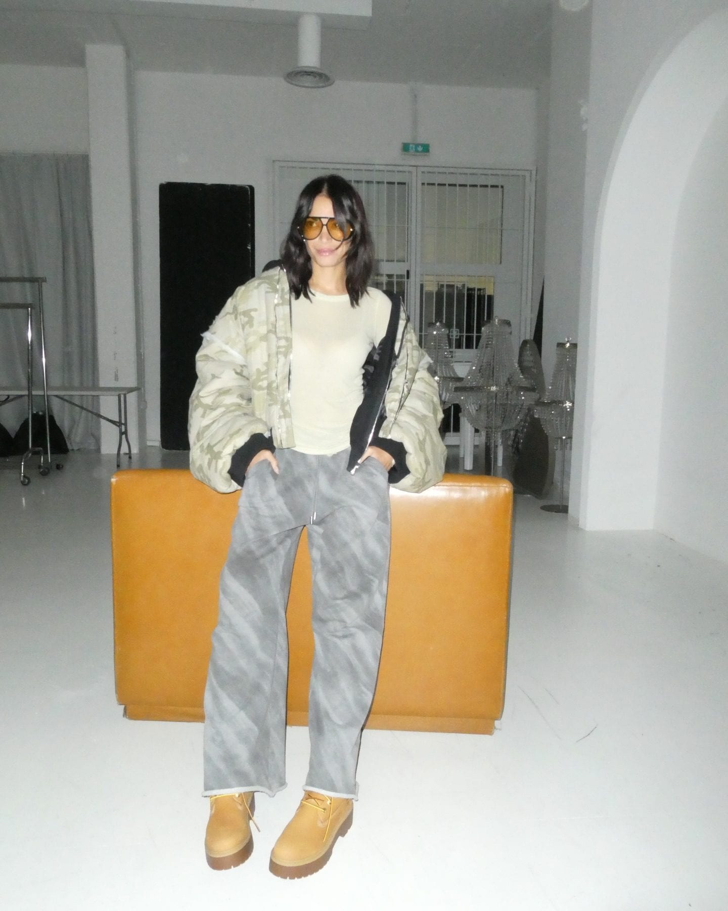 Il look cozy di Elodie