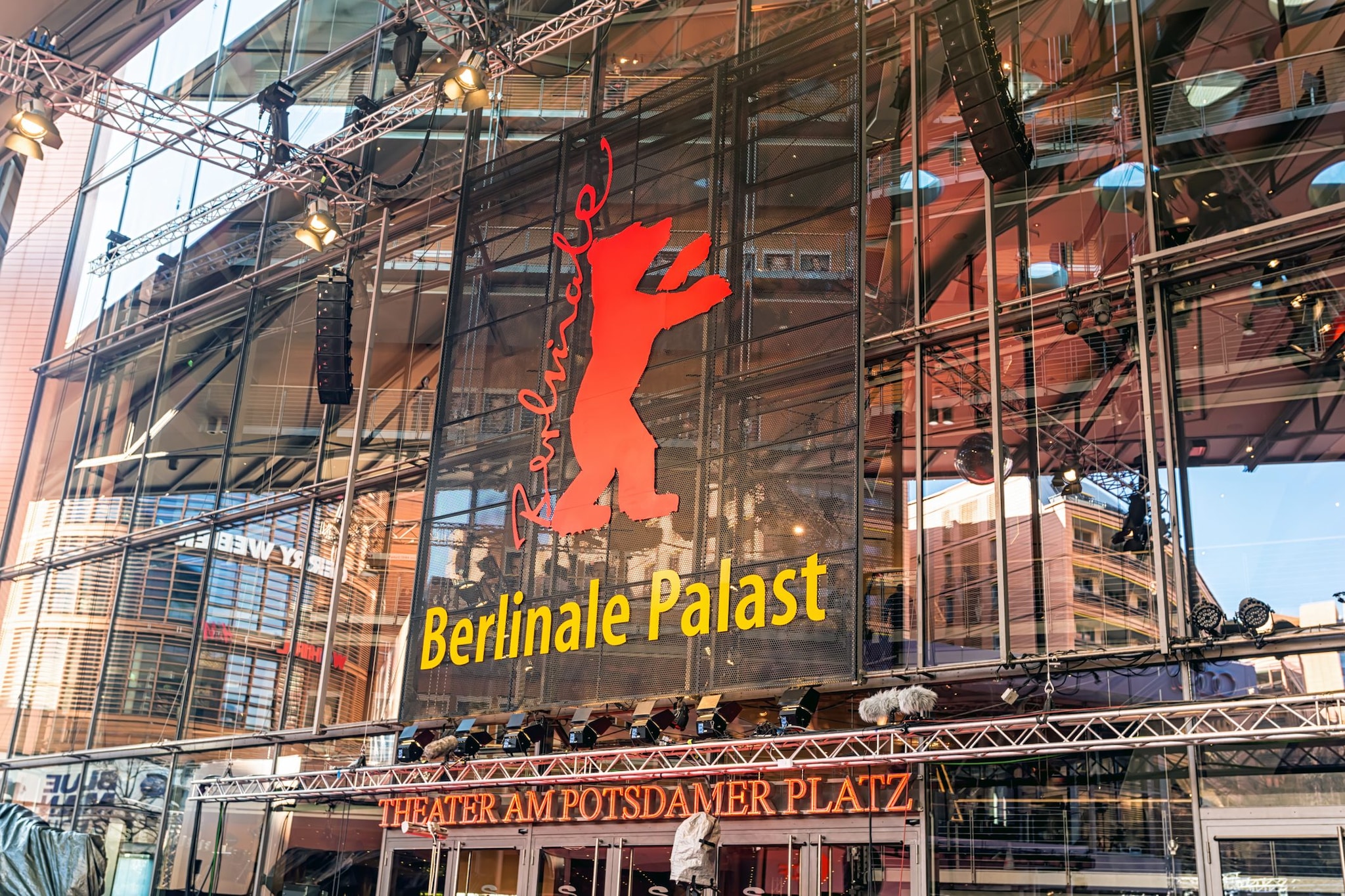 Berlinale Palast, dove si tiene il Festival del cinema