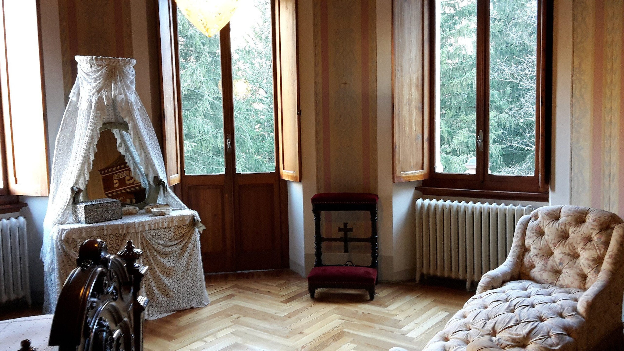 Gli interni di Castel Savoia