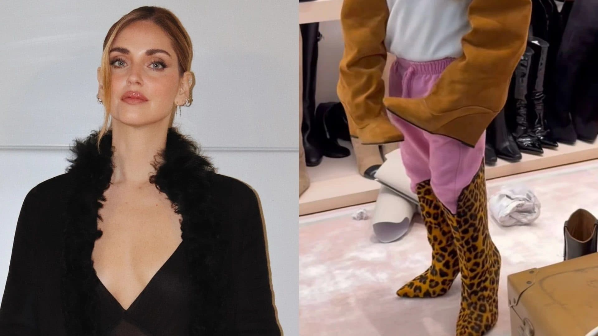 Vittoria Ferragni gioca con gli stivali di mamma Chiara: "Sono la signora tacca"