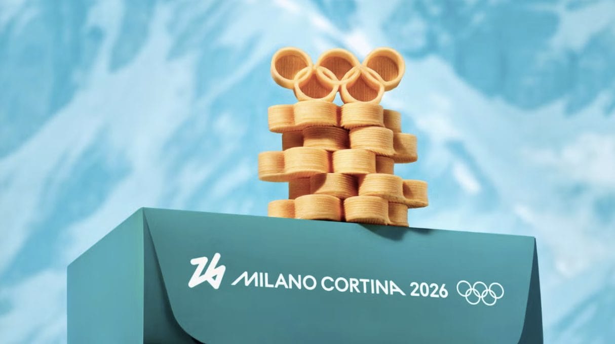 Gli Anelli Olimpici, la pasta pensata da Cracco e COI