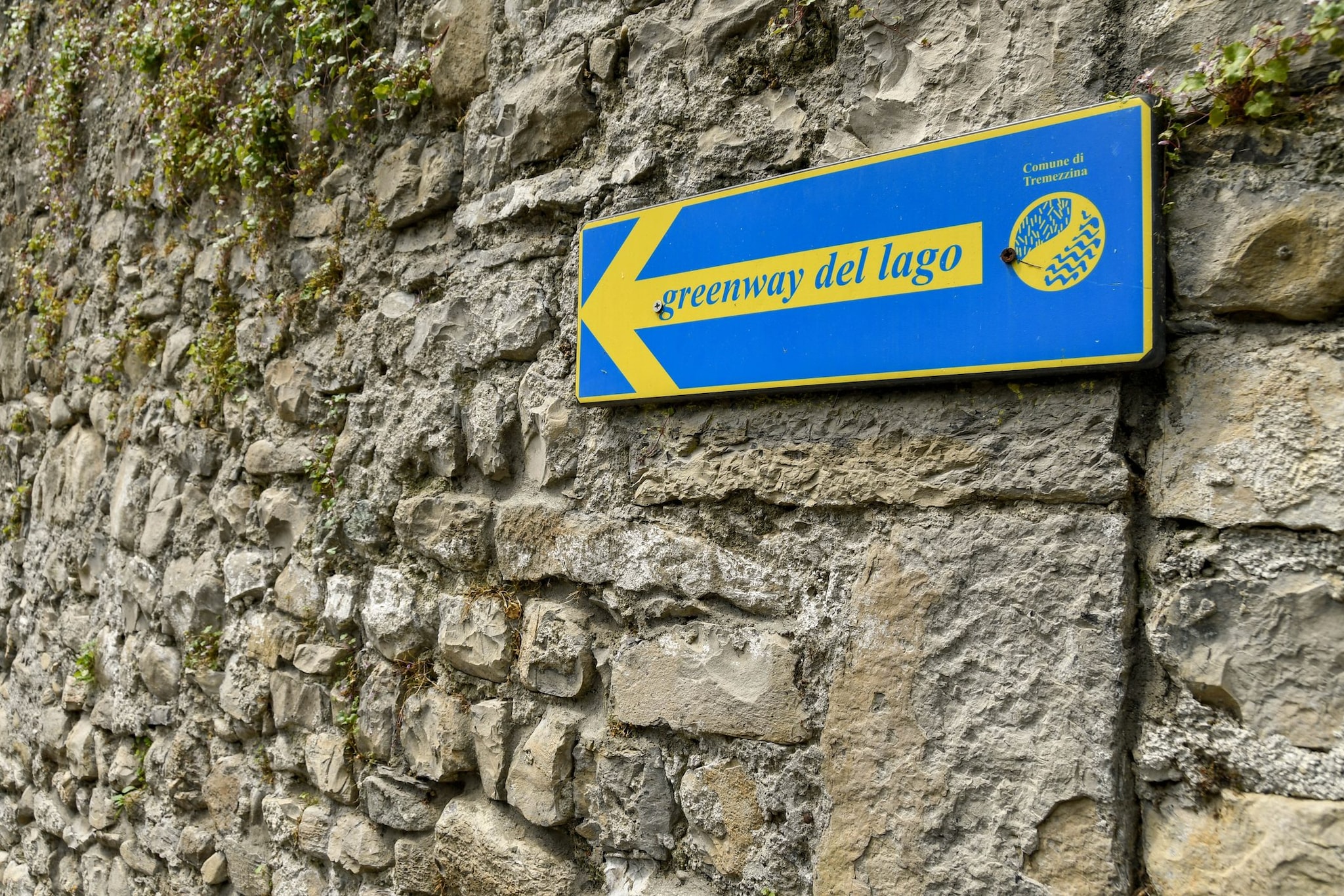Greenway del Lago di Como, segnaletica