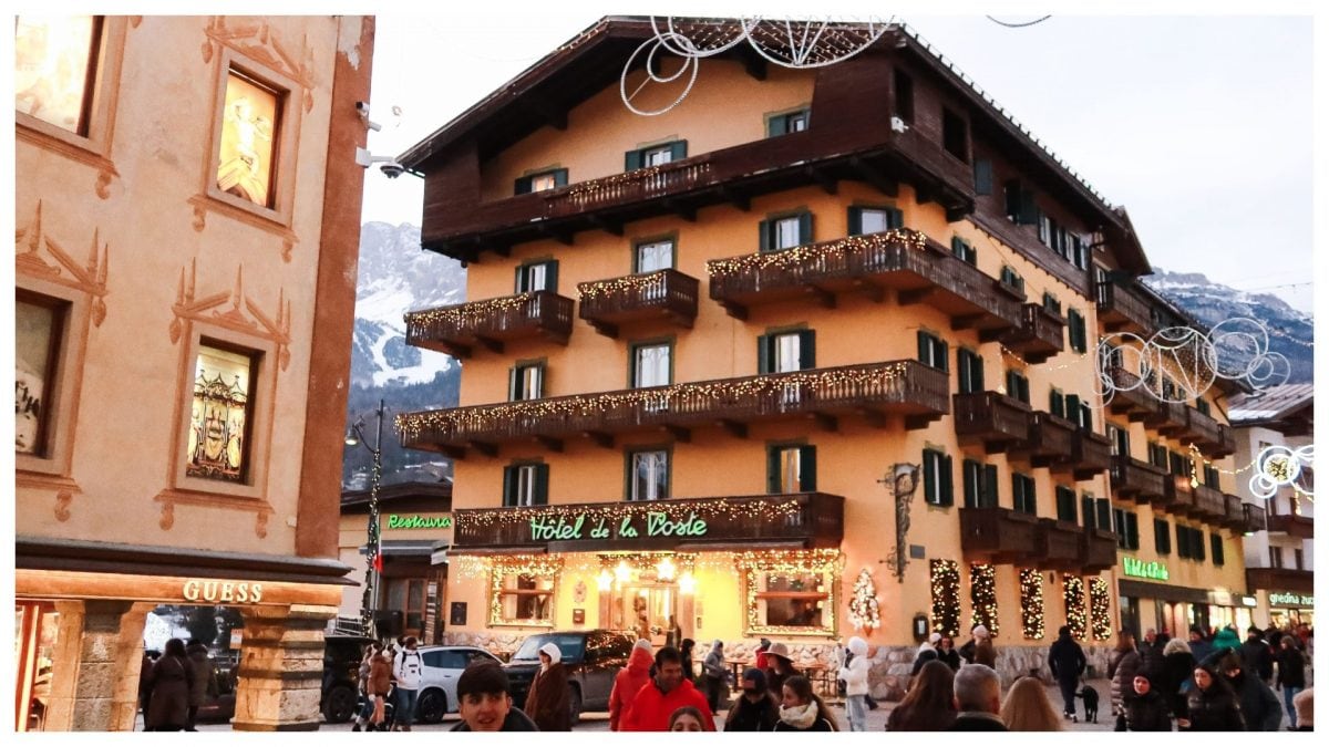 Hotel de la poste, Cortina, gennaio 2026