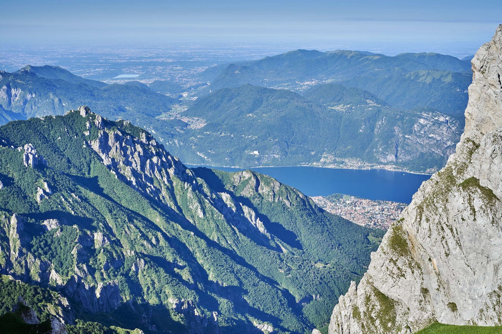Il paesaggio delle Grigne, Lago di Como