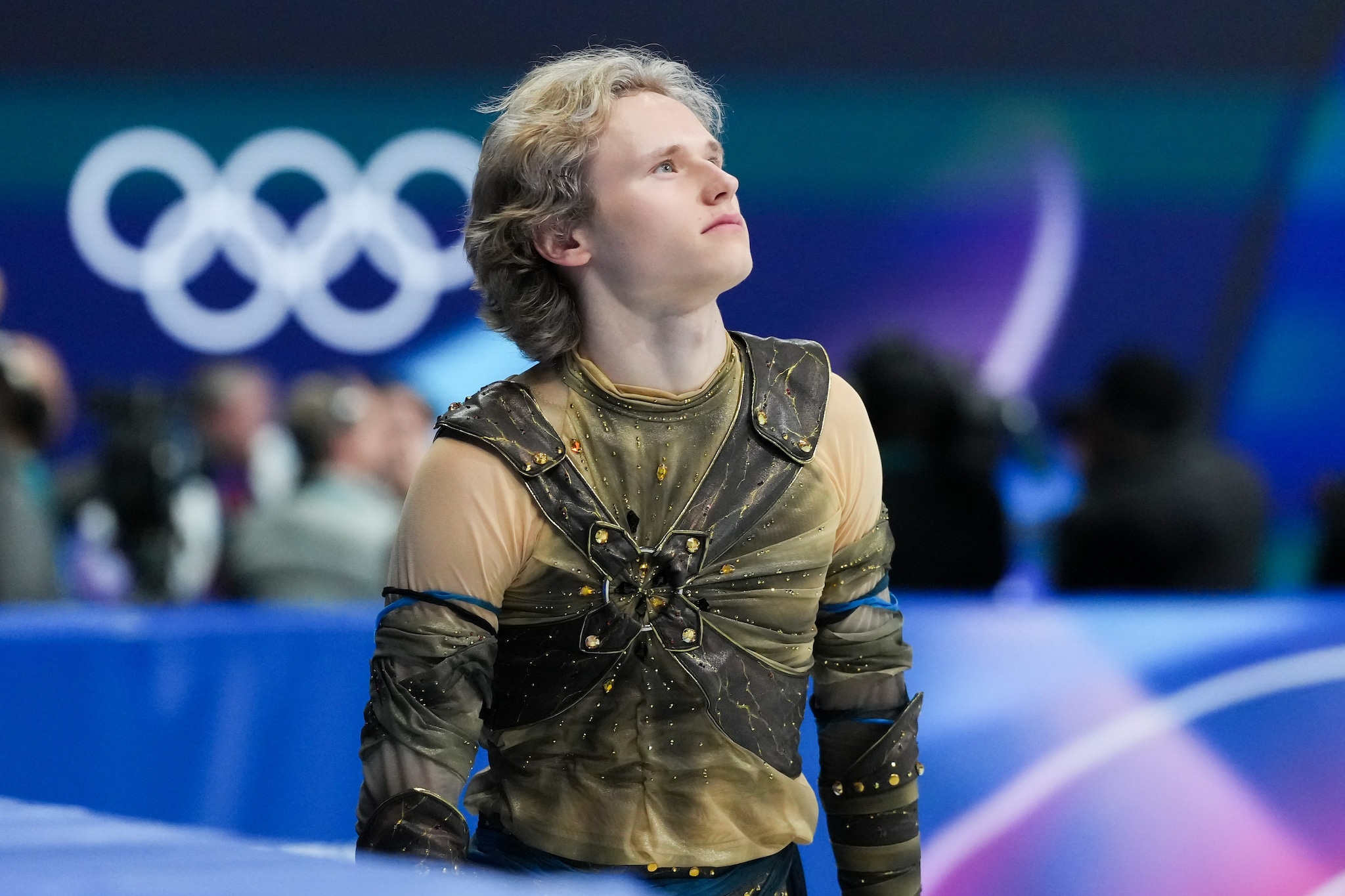 Ilia Malinin durante la competizione del 10 febbraio