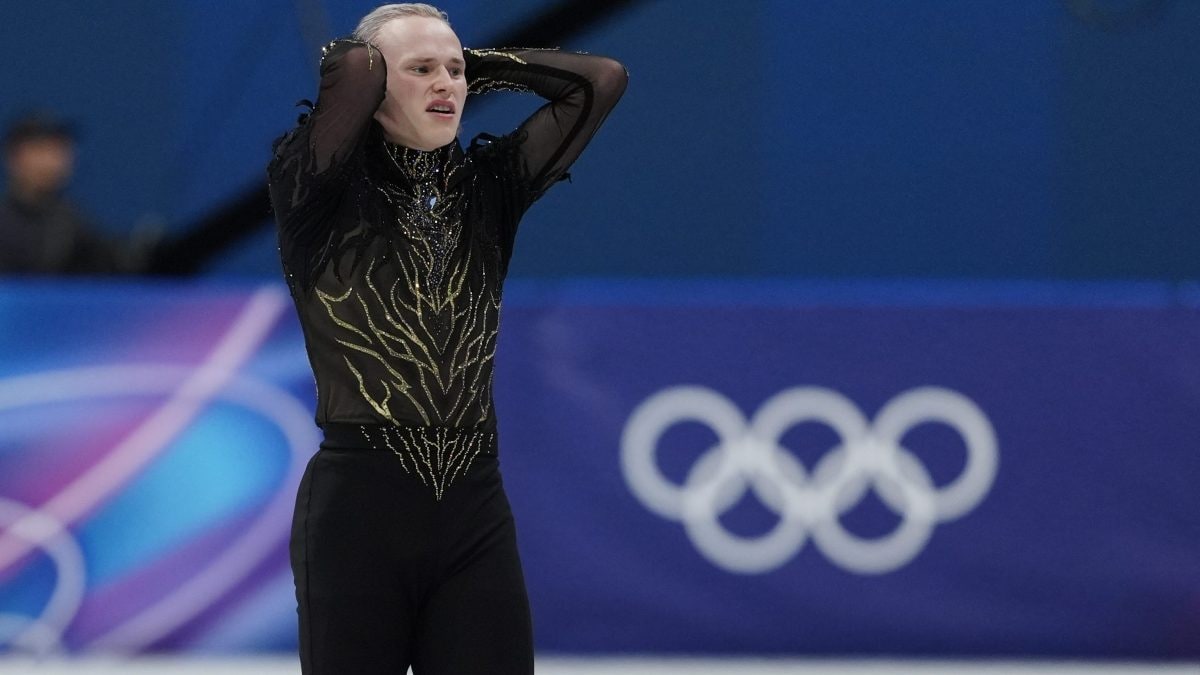 Ilia Malinin piange dopo la sua esibizione finale