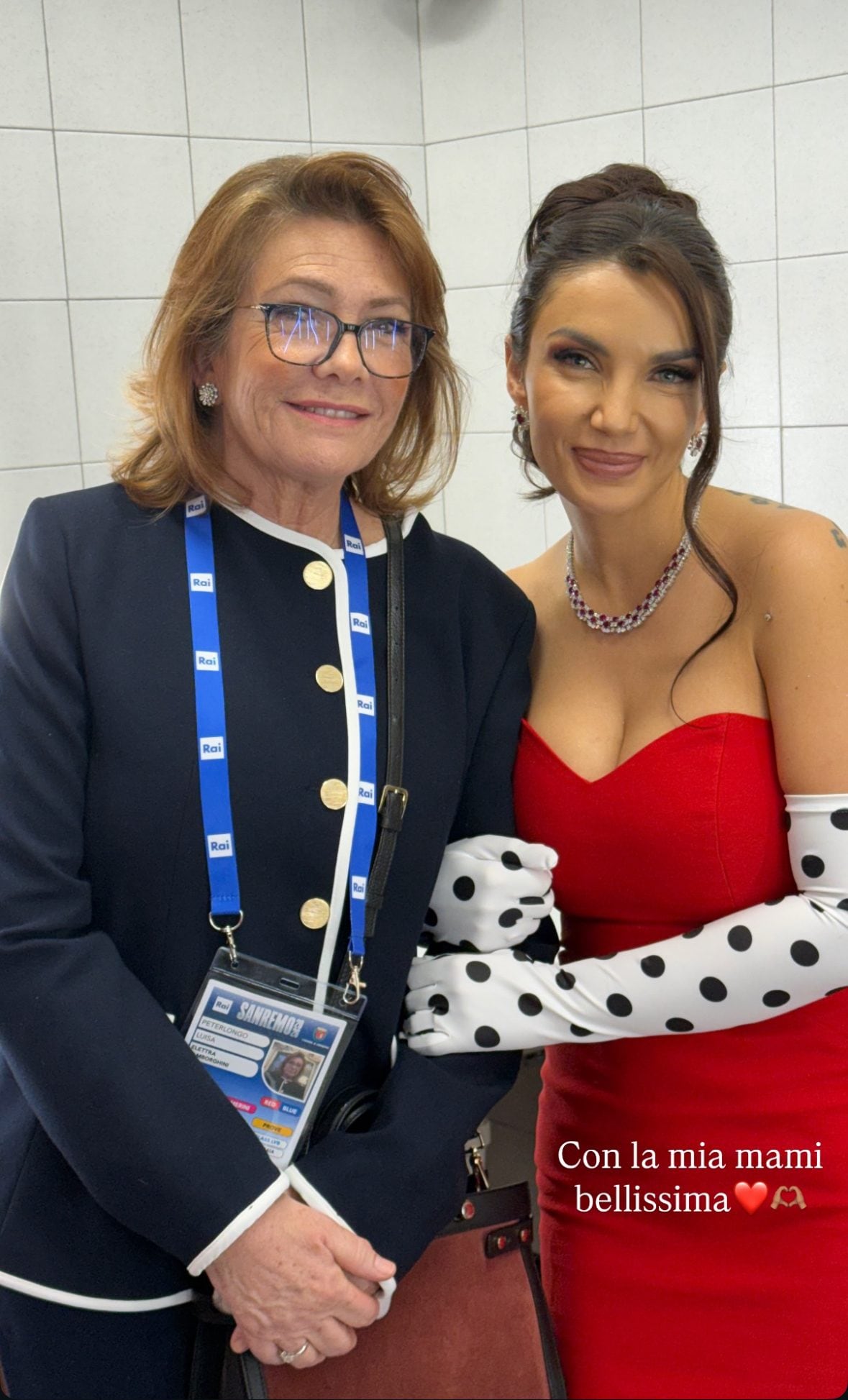 Elettra Lamborghi con mamma Luisa