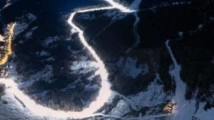 Dove si trova la pista da sci illuminata più lunga d'Europa