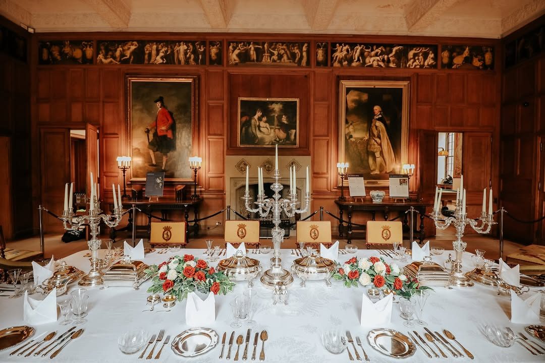 La sala da pranzo del castello