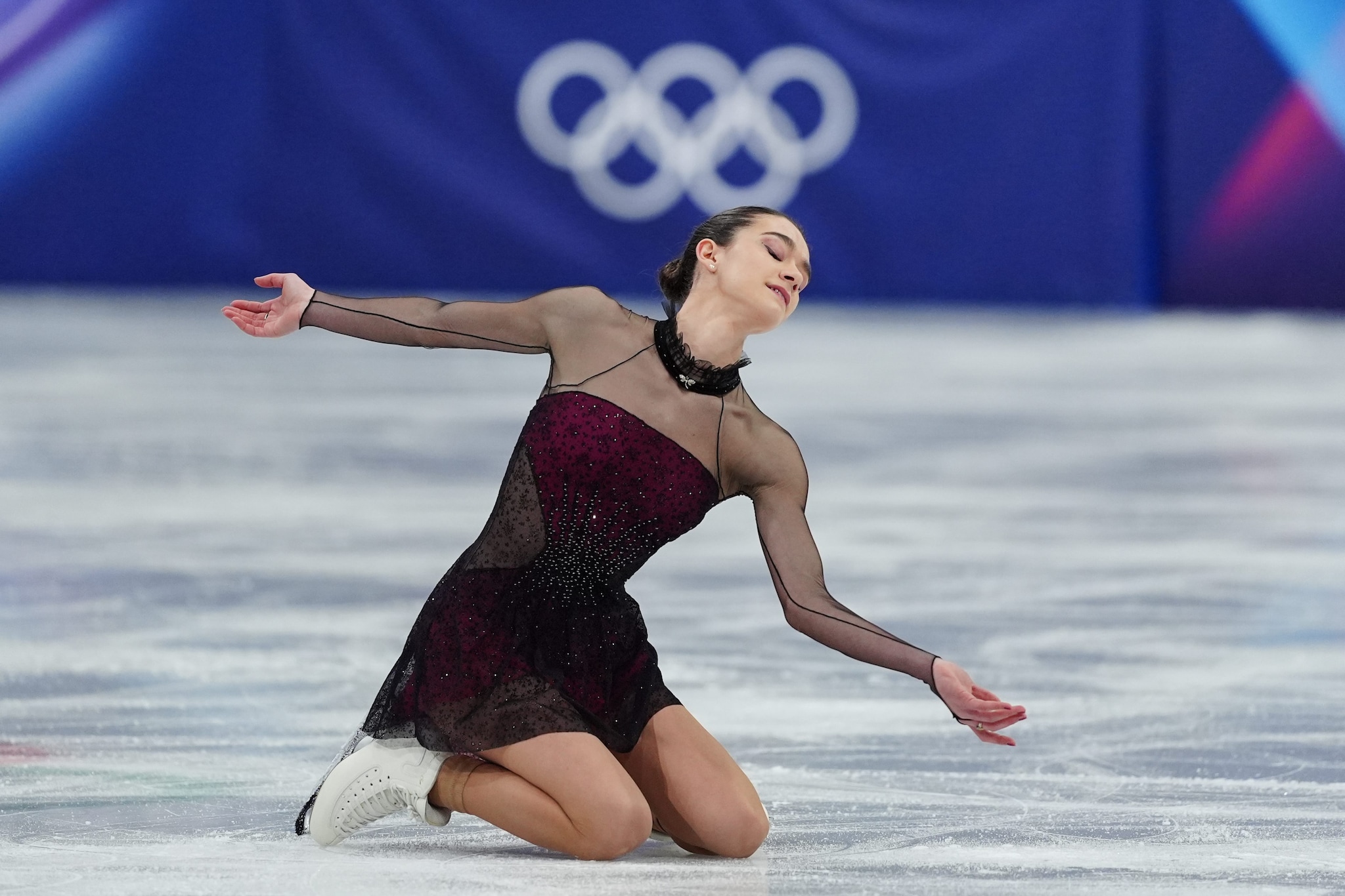 Lara Naki Gutmann con il costume creato da Marika Poli e ispirato a Lidia Poet