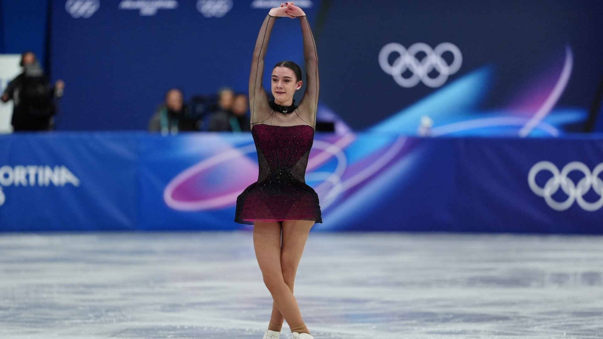 Lara Naki Gutmann durante la competizione di martedì 17 febbraio