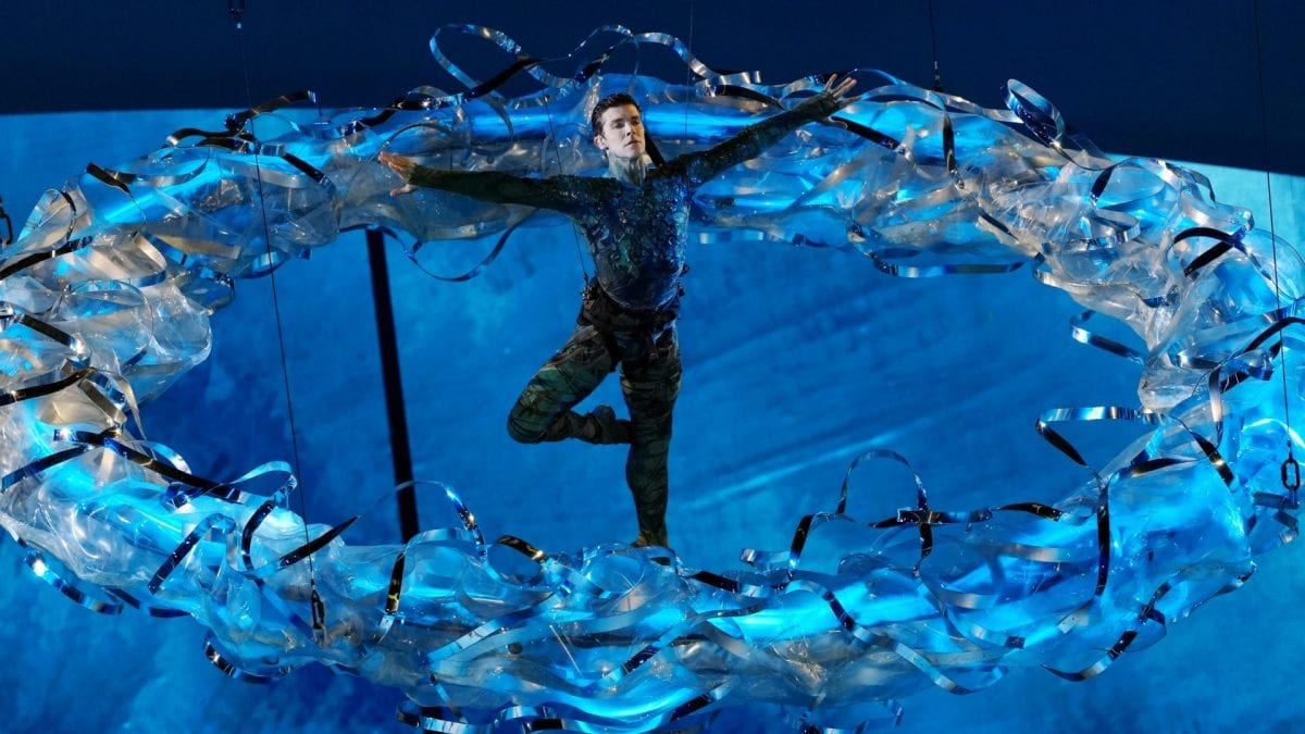 Roberto Bolle alla cerimonia di chiusura di Milano–Cortina 2026