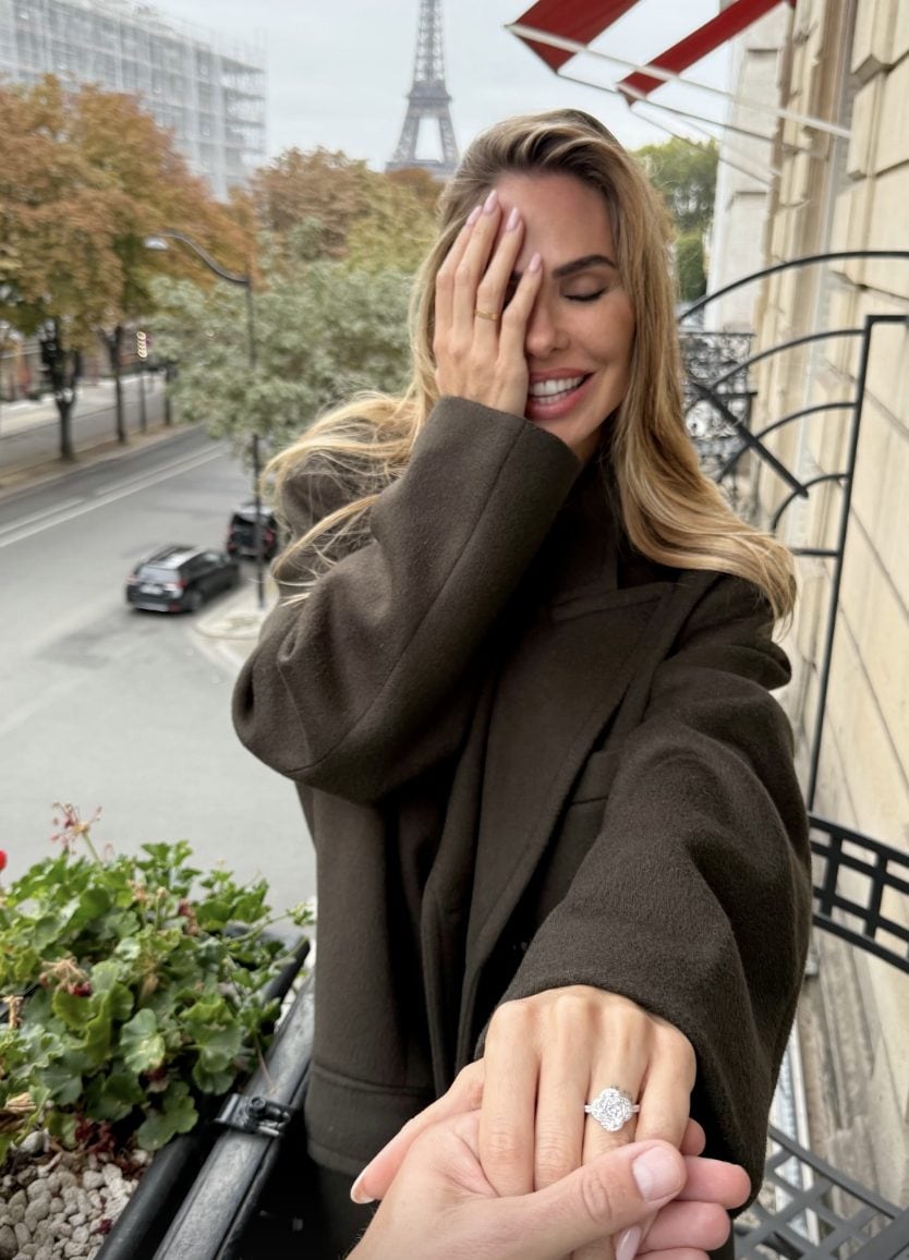 L’anello di fidanzamento di Ilary Blasi